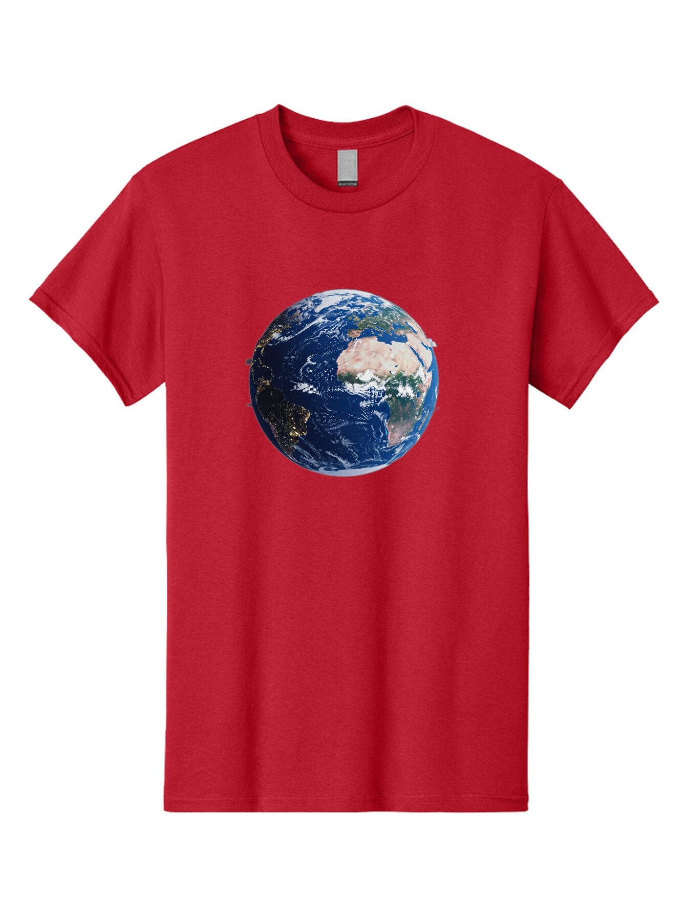 Earth-From-Space-1 Men'S Graphic Tee, 100% Cotton, Comfortable Casual Summer Wear, Machine Washable, Vintage Camera, Old Camera, Antique Camera, Black Camera, Classic Photography, Photography Equipment, Nostalgic Device, Film Camera, Bao382 7