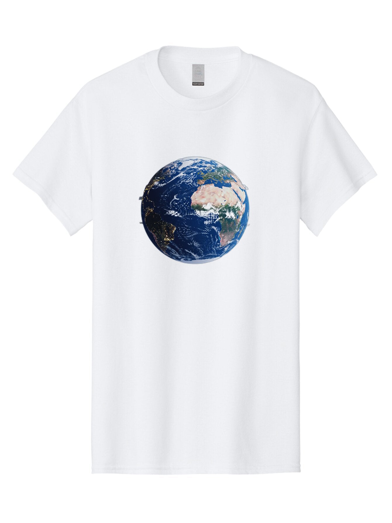 Earth-From-Space-1 Men'S Graphic Tee, 100% Cotton, Comfortable Casual Summer Wear, Machine Washable, Vintage Camera, Old Camera, Antique Camera, Black Camera, Classic Photography, Photography Equipment, Nostalgic Device, Film Camera, Bao382 9