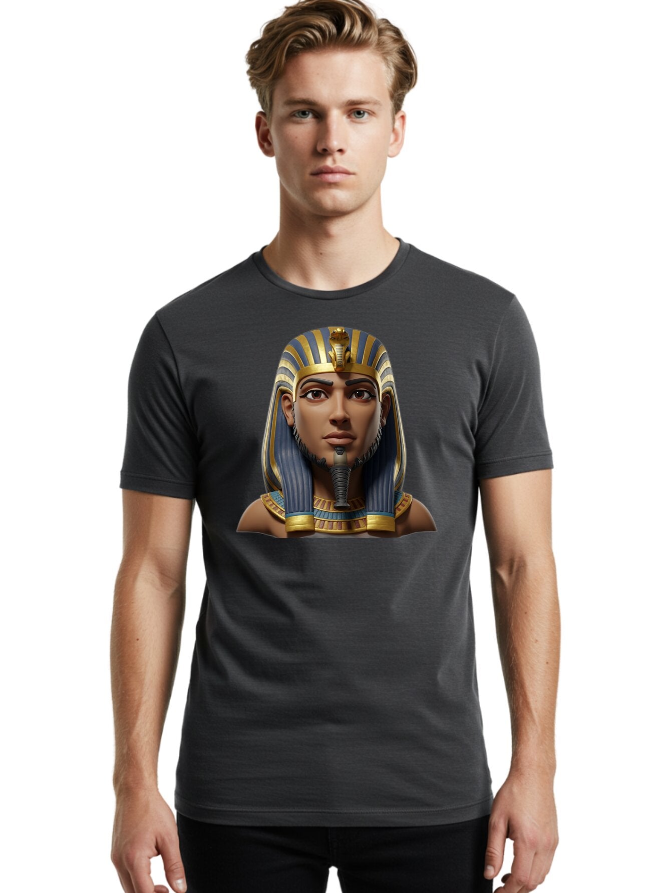 Egyptian-King Men'S Graphic Tee, 100% Cotton, Comfortable Casual Summer Wear, Machine Washable, Vintage Camera, Old Camera, Antique Camera, Black Camera, Classic Photography, Photography Equipment, Nostalgic Device, Film Camera, Camera Art Bao391 21