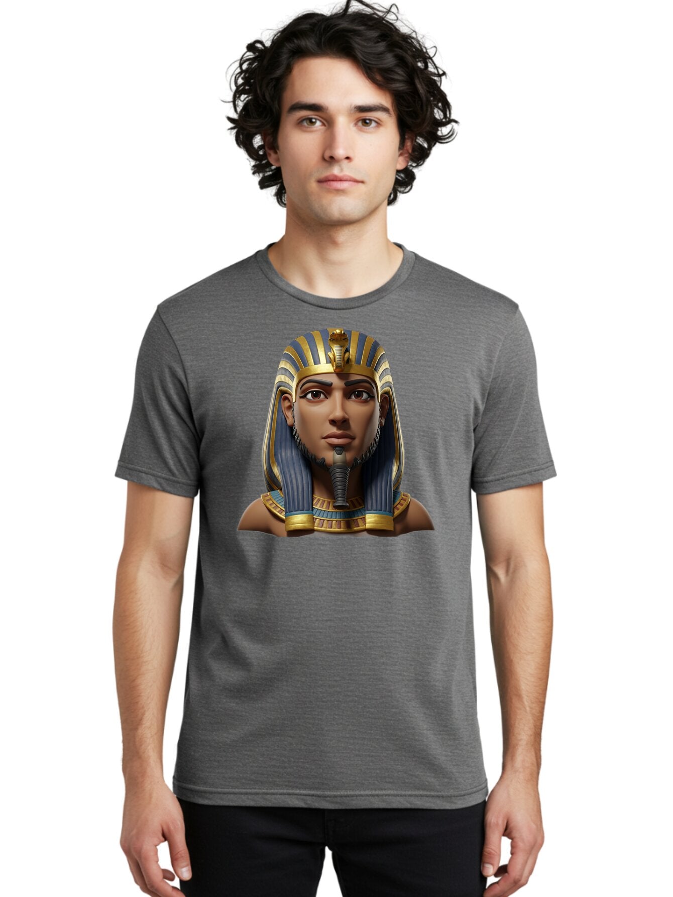 Egyptian-King Men'S Graphic Tee, 100% Cotton, Comfortable Casual Summer Wear, Machine Washable, Vintage Camera, Old Camera, Antique Camera, Black Camera, Classic Photography, Photography Equipment, Nostalgic Device, Film Camera, Camera Art Bao391 25