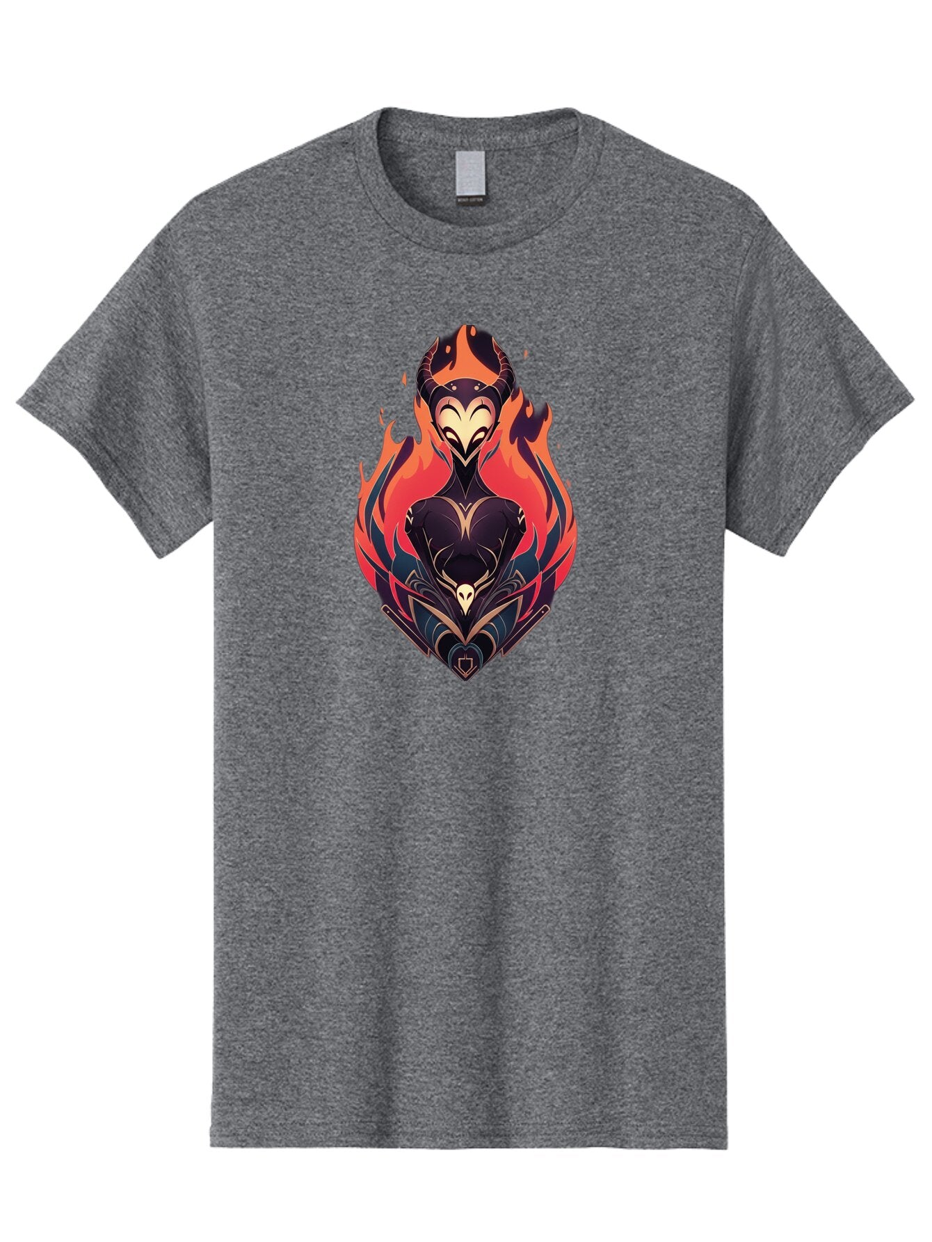 Female-Character-With-Flames Men'S Graphic Tee, 100% Cotton, Comfortable Casual Summer Wear, Machine Washable, Vintage Camera, Old Camera, Antique Camera, Black Camera, Classic Photography, Photography Equipment, Nostalgic Device, Film Camera, Bao403 6
