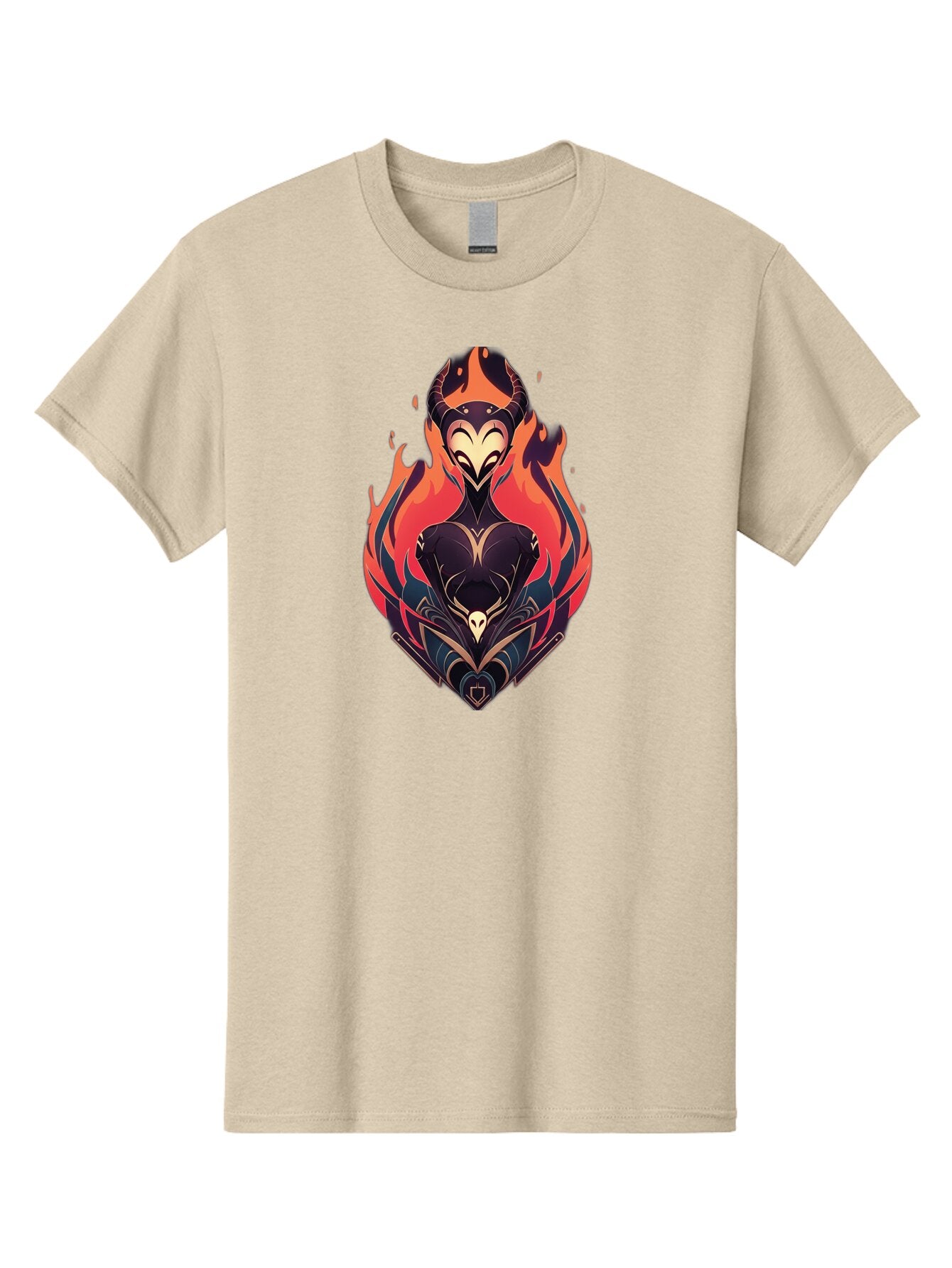 Female-Character-With-Flames Men'S Graphic Tee, 100% Cotton, Comfortable Casual Summer Wear, Machine Washable, Vintage Camera, Old Camera, Antique Camera, Black Camera, Classic Photography, Photography Equipment, Nostalgic Device, Film Camera, Bao403 5
