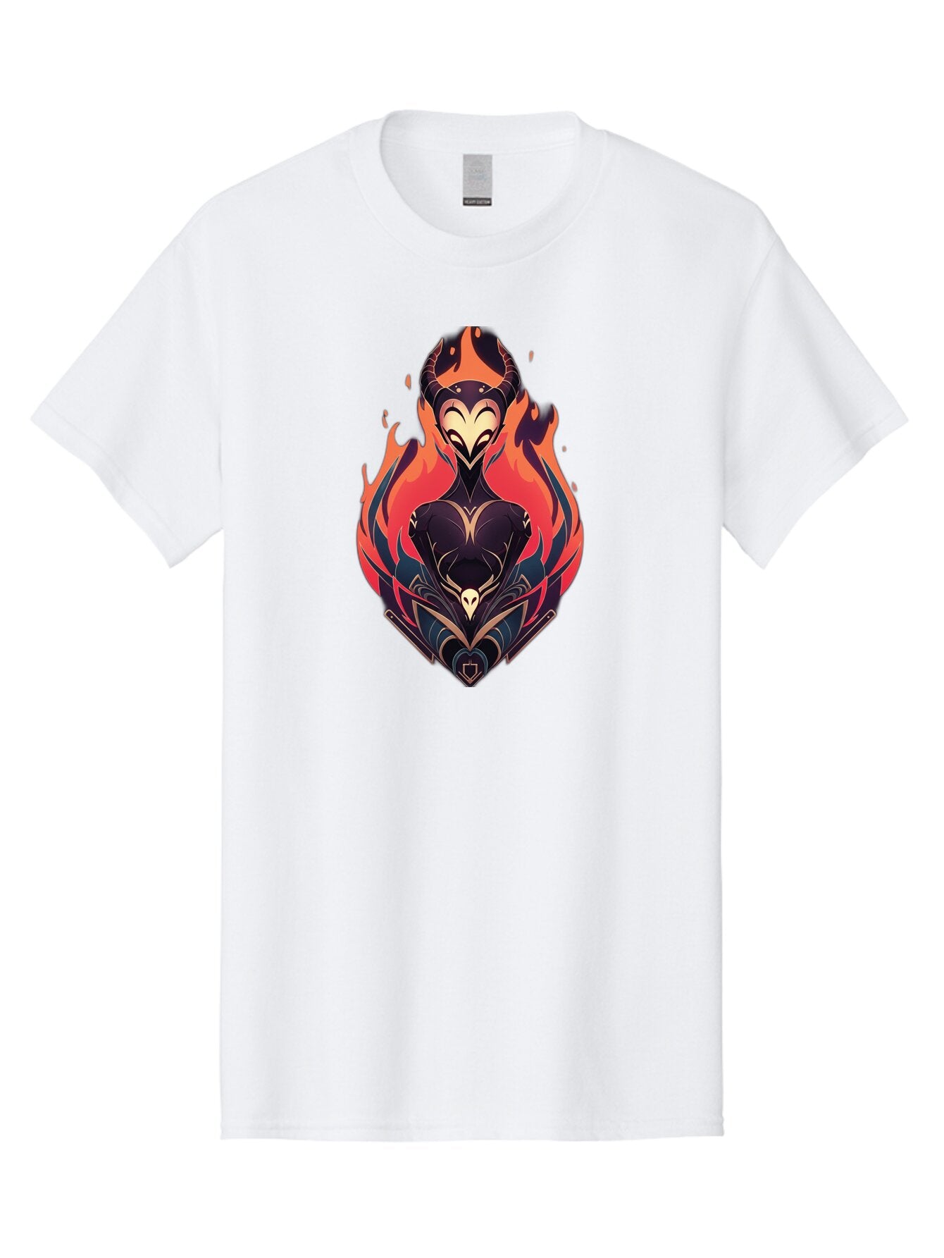 Female-Character-With-Flames Men'S Graphic Tee, 100% Cotton, Comfortable Casual Summer Wear, Machine Washable, Vintage Camera, Old Camera, Antique Camera, Black Camera, Classic Photography, Photography Equipment, Nostalgic Device, Film Camera, Bao403 7