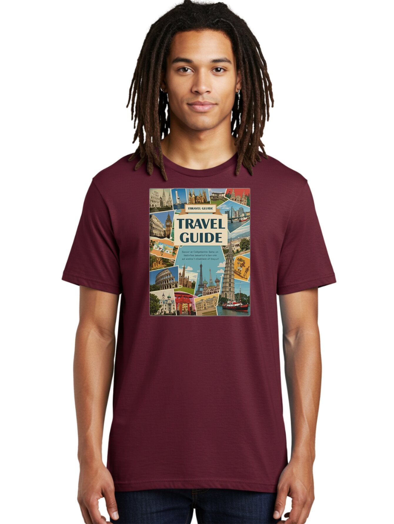 Fibtravel-Guide Men'S Graphic Tee, 100% Cotton, Comfortable Casual Summer Wear, Machine Washable, Vintage Camera, Old Camera, Antique Camera, Black Camera, Classic Photography, Photography Equipment, Nostalgic Device, Film Camera, Camera Art Bao404 16
