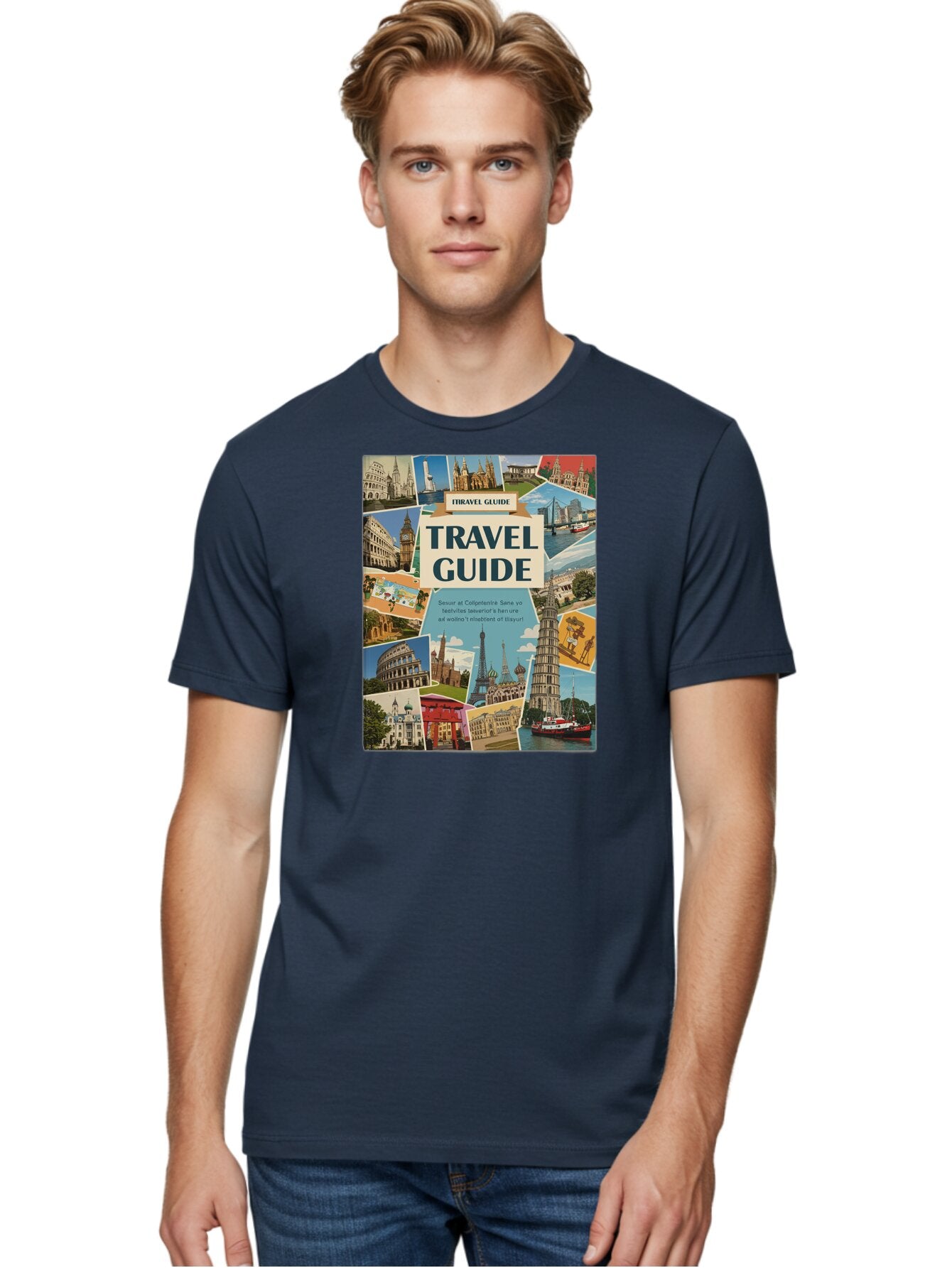 Fibtravel-Guide Men'S Graphic Tee, 100% Cotton, Comfortable Casual Summer Wear, Machine Washable, Vintage Camera, Old Camera, Antique Camera, Black Camera, Classic Photography, Photography Equipment, Nostalgic Device, Film Camera, Camera Art Bao404 27