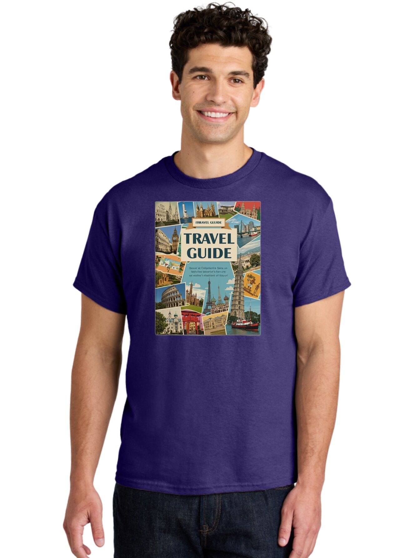 Fibtravel-Guide Men'S Graphic Tee, 100% Cotton, Comfortable Casual Summer Wear, Machine Washable, Vintage Camera, Old Camera, Antique Camera, Black Camera, Classic Photography, Photography Equipment, Nostalgic Device, Film Camera, Camera Art Bao404 18