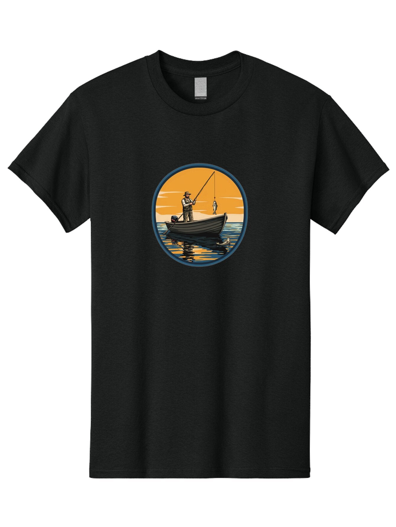 Fisherman-1 Men'S Graphic Tee, 100% Cotton, Comfortable Casual Summer Wear, Machine Washable, Vintage Camera, Old Camera, Antique Camera, Black Camera, Classic Photography, Photography Equipment, Nostalgic Device, Film Camera, Camera Art Bao406 4