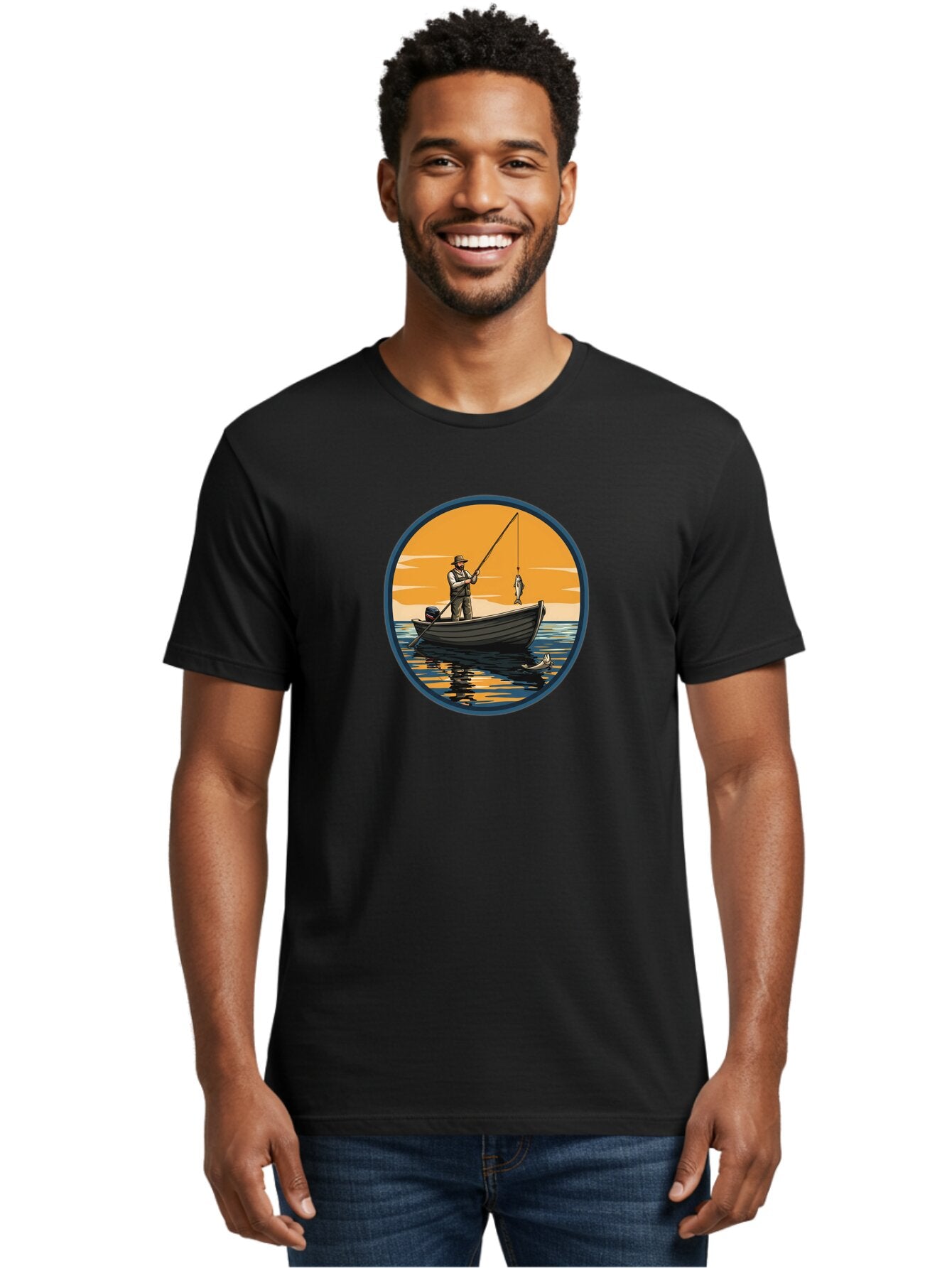 Fisherman-1 Men'S Graphic Tee, 100% Cotton, Comfortable Casual Summer Wear, Machine Washable, Vintage Camera, Old Camera, Antique Camera, Black Camera, Classic Photography, Photography Equipment, Nostalgic Device, Film Camera, Camera Art Bao406 18