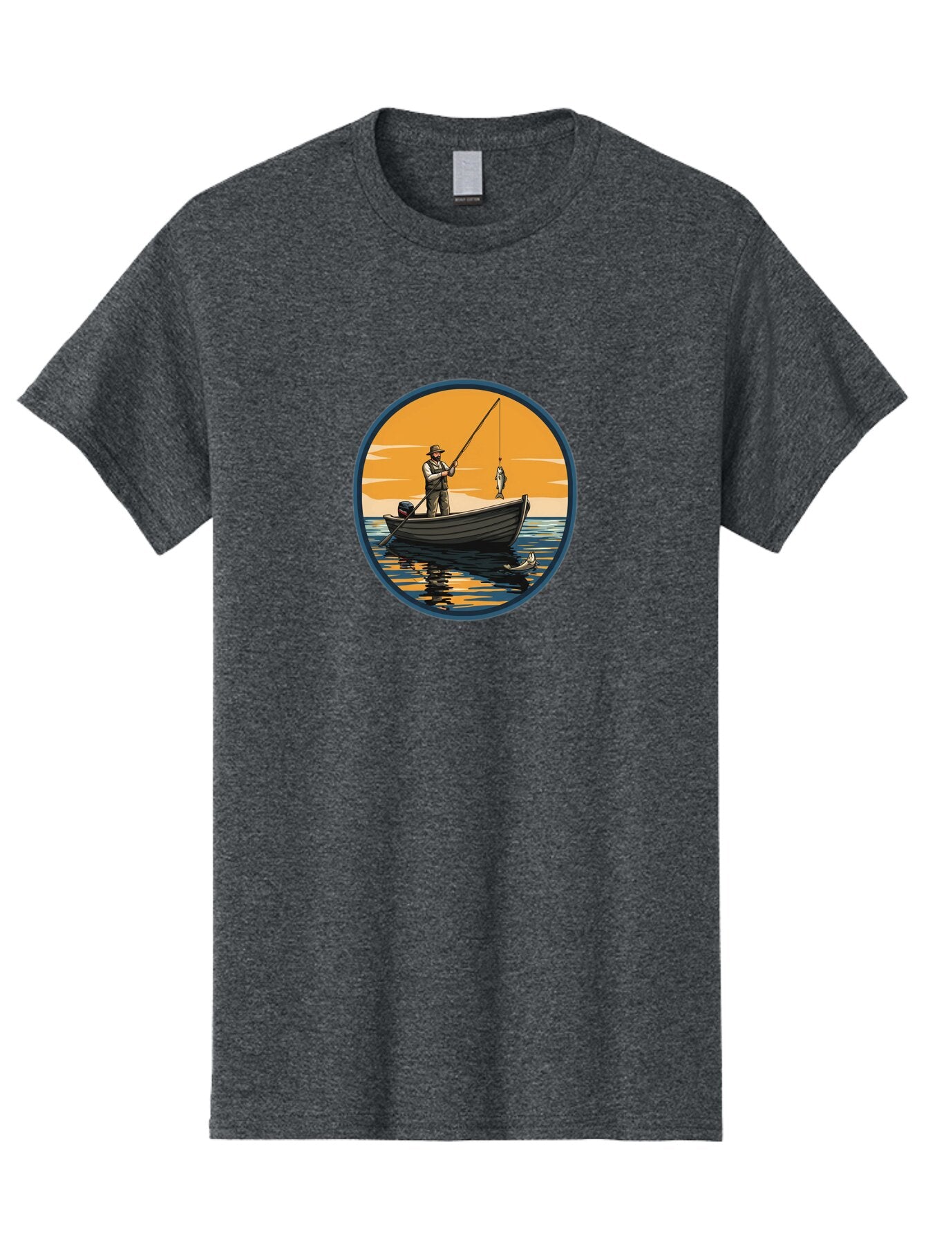 Fisherman-1 Men'S Graphic Tee, 100% Cotton, Comfortable Casual Summer Wear, Machine Washable, Vintage Camera, Old Camera, Antique Camera, Black Camera, Classic Photography, Photography Equipment, Nostalgic Device, Film Camera, Camera Art Bao406 3