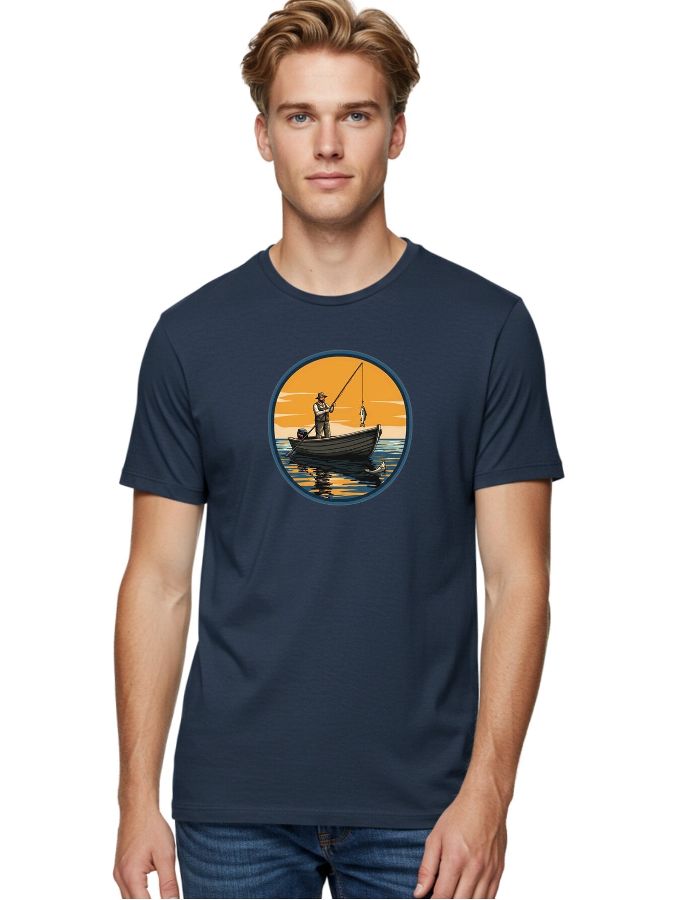 Fisherman-1 Men'S Graphic Tee, 100% Cotton, Comfortable Casual Summer Wear, Machine Washable, Vintage Camera, Old Camera, Antique Camera, Black Camera, Classic Photography, Photography Equipment, Nostalgic Device, Film Camera, Camera Art Bao406 26