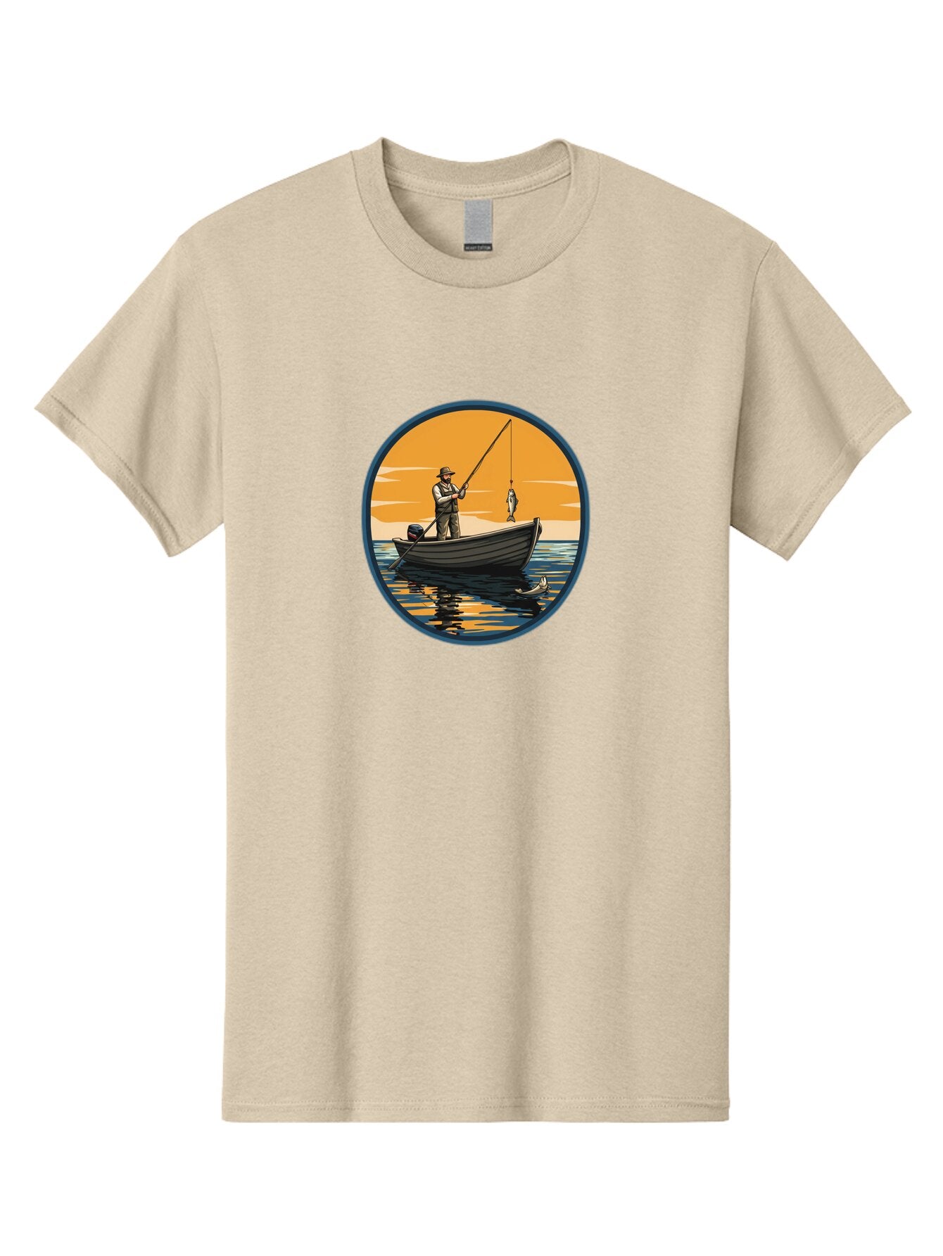 Fisherman-1 Men'S Graphic Tee, 100% Cotton, Comfortable Casual Summer Wear, Machine Washable, Vintage Camera, Old Camera, Antique Camera, Black Camera, Classic Photography, Photography Equipment, Nostalgic Device, Film Camera, Camera Art Bao406