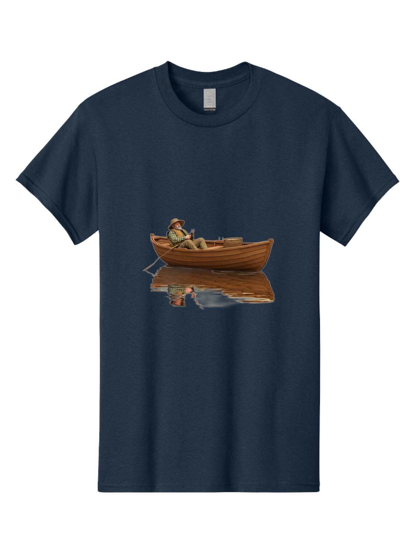Fisherman-In-Boat Men'S Graphic Tee, 100% Cotton, Comfortable Casual Summer Wear, Machine Washable, Vintage Camera, Old Camera, Antique Camera, Black Camera, Classic Photography, Photography Equipment, Nostalgic Device, Film Camera, Camera Art Bao409 14