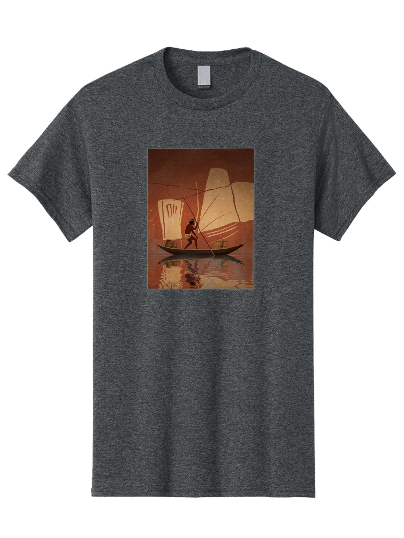 Fisherman-On-Boat Men'S Graphic Tee, 100% Cotton, Comfortable Casual Summer Wear, Machine Washable, Vintage Camera, Old Camera, Antique Camera, Black Camera, Classic Photography, Photography Equipment, Nostalgic Device, Film Camera, Camera Art Bao410 11