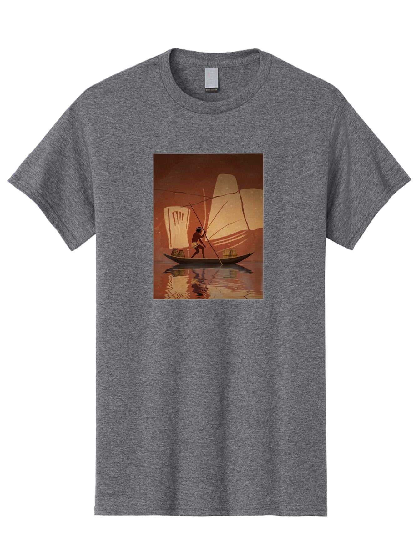 Fisherman-On-Boat Men'S Graphic Tee, 100% Cotton, Comfortable Casual Summer Wear, Machine Washable, Vintage Camera, Old Camera, Antique Camera, Black Camera, Classic Photography, Photography Equipment, Nostalgic Device, Film Camera, Camera Art Bao410 13