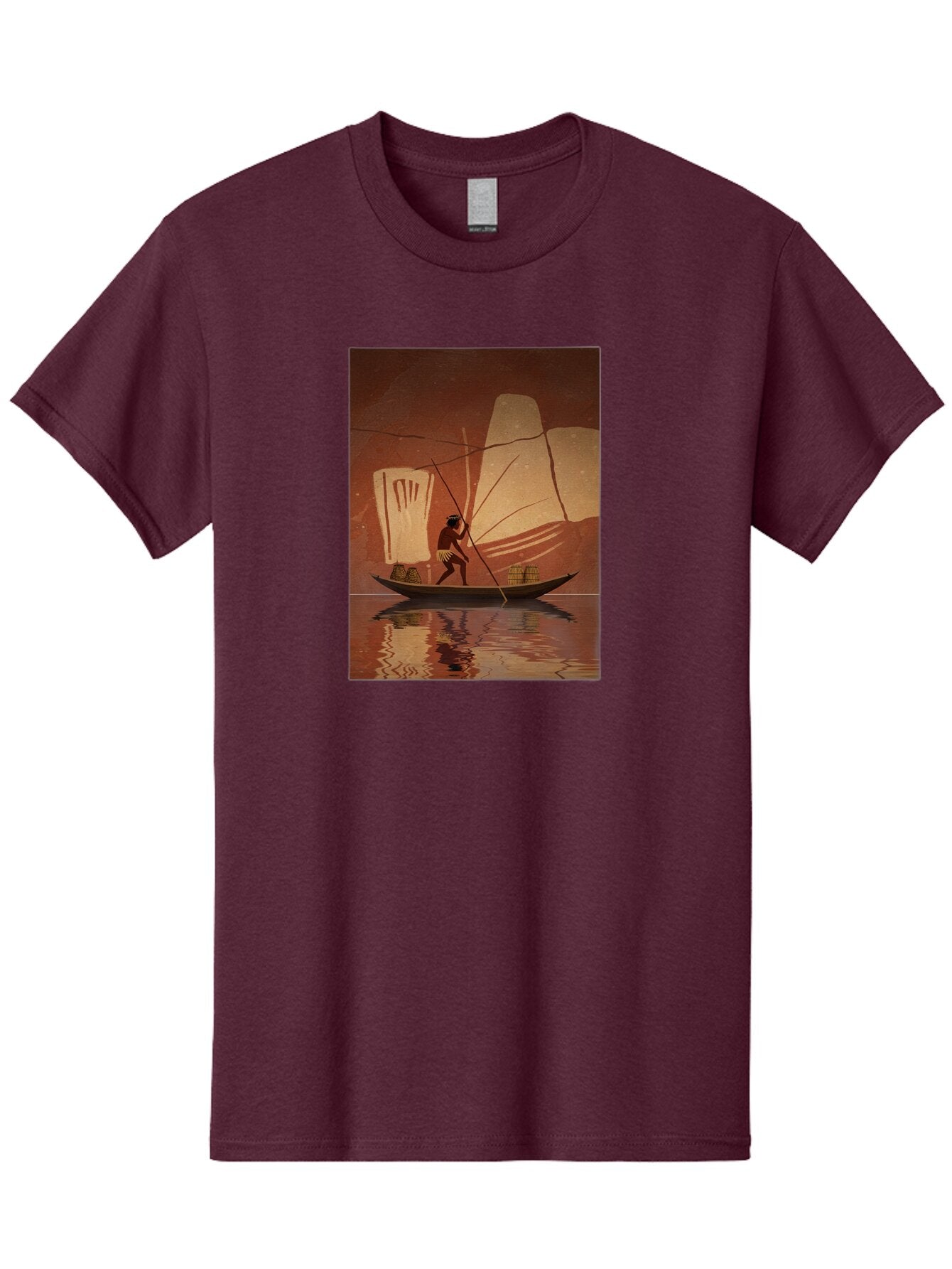 Fisherman-On-Boat Men'S Graphic Tee, 100% Cotton, Comfortable Casual Summer Wear, Machine Washable, Vintage Camera, Old Camera, Antique Camera, Black Camera, Classic Photography, Photography Equipment, Nostalgic Device, Film Camera, Camera Art Bao410 4
