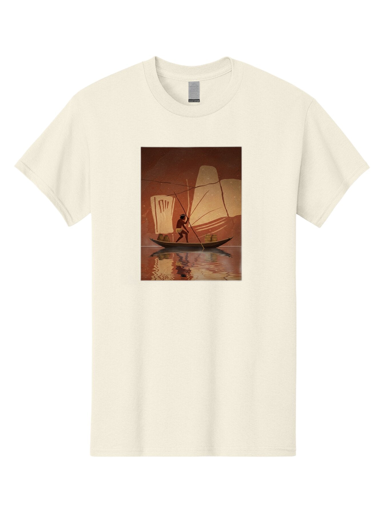 Fisherman-On-Boat Men'S Graphic Tee, 100% Cotton, Comfortable Casual Summer Wear, Machine Washable, Vintage Camera, Old Camera, Antique Camera, Black Camera, Classic Photography, Photography Equipment, Nostalgic Device, Film Camera, Camera Art Bao410