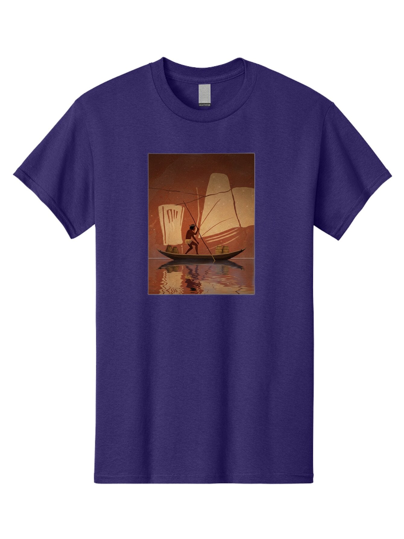 Fisherman-On-Boat Men'S Graphic Tee, 100% Cotton, Comfortable Casual Summer Wear, Machine Washable, Vintage Camera, Old Camera, Antique Camera, Black Camera, Classic Photography, Photography Equipment, Nostalgic Device, Film Camera, Camera Art Bao410 5