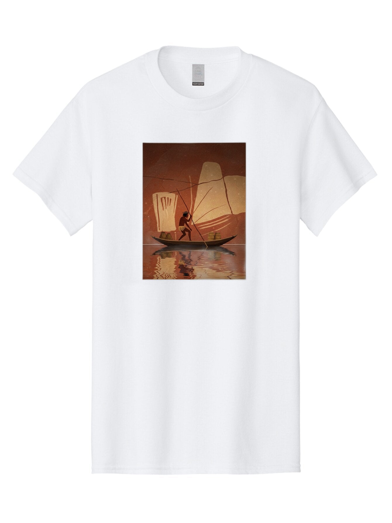 Fisherman-On-Boat Men'S Graphic Tee, 100% Cotton, Comfortable Casual Summer Wear, Machine Washable, Vintage Camera, Old Camera, Antique Camera, Black Camera, Classic Photography, Photography Equipment, Nostalgic Device, Film Camera, Camera Art Bao410 8