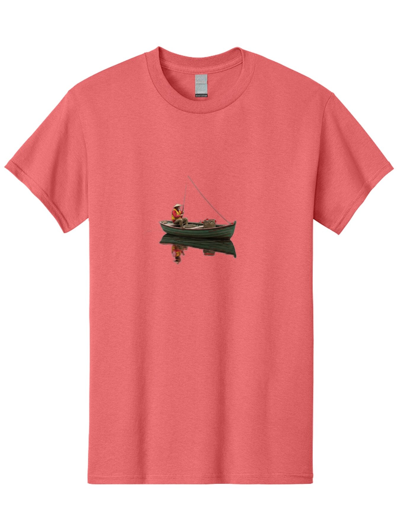 Fisherman Men'S Graphic Tee, 100% Cotton, Comfortable Casual Summer Wear, Machine Washable, Vintage Camera, Old Camera, Antique Camera, Black Camera, Classic Photography, Photography Equipment, Nostalgic Device, Film Camera, Camera Art Bao412 5