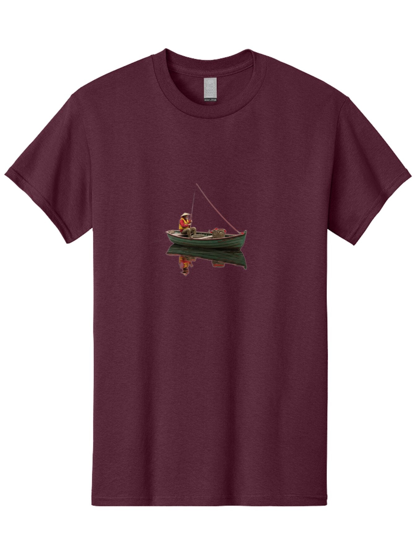 Fisherman Men'S Graphic Tee, 100% Cotton, Comfortable Casual Summer Wear, Machine Washable, Vintage Camera, Old Camera, Antique Camera, Black Camera, Classic Photography, Photography Equipment, Nostalgic Device, Film Camera, Camera Art Bao412 11