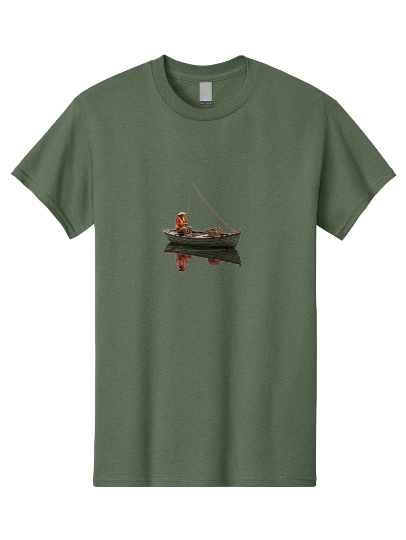 Fisherman Men'S Graphic Tee, 100% Cotton, Comfortable Casual Summer Wear, Machine Washable, Vintage Camera, Old Camera, Antique Camera, Black Camera, Classic Photography, Photography Equipment, Nostalgic Device, Film Camera, Camera Art Bao412 7