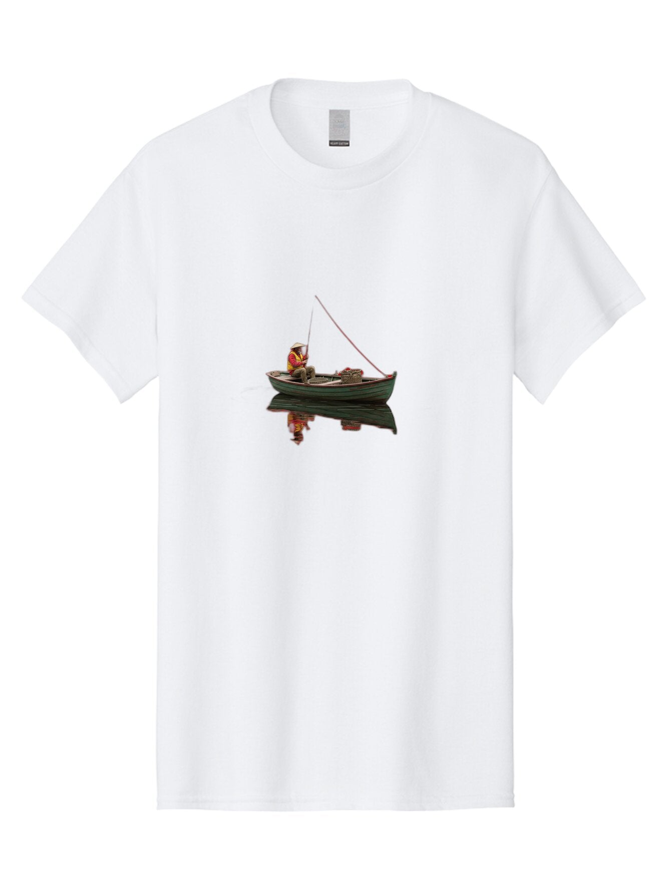 Fisherman Men'S Graphic Tee, 100% Cotton, Comfortable Casual Summer Wear, Machine Washable, Vintage Camera, Old Camera, Antique Camera, Black Camera, Classic Photography, Photography Equipment, Nostalgic Device, Film Camera, Camera Art Bao412 4