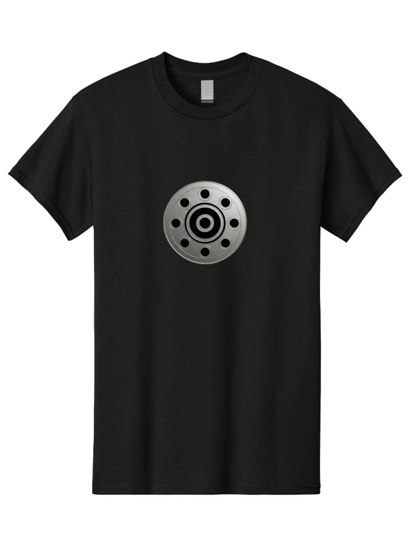 Flange-Bearing Men'S Graphic Tee, 100% Cotton, Comfortable Casual Summer Wear, Machine Washable, Vintage Camera, Old Camera, Antique Camera, Black Camera, Classic Photography, Photography Equipment, Nostalgic Device, Film Camera, Camera Art Bao415 3