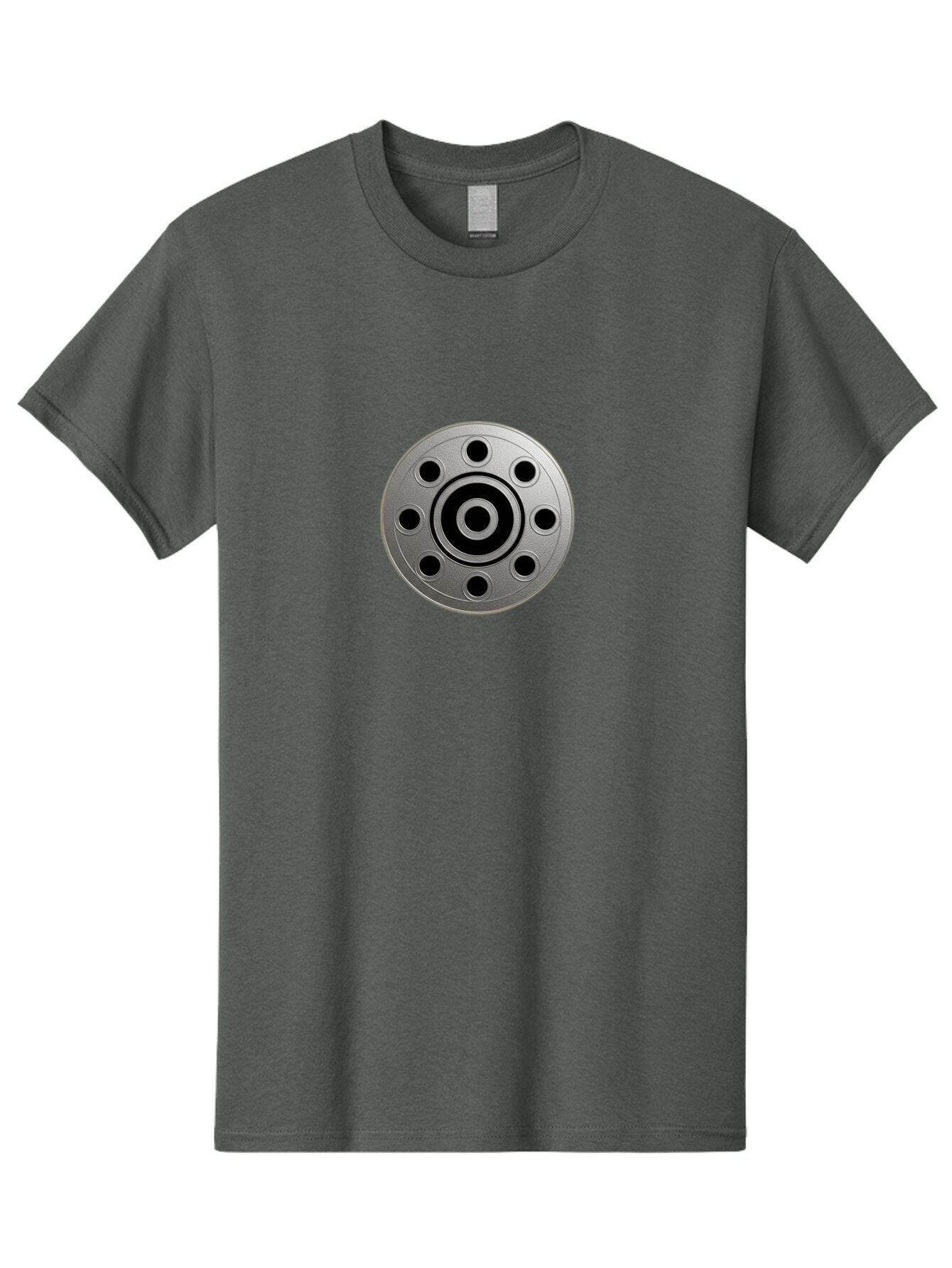 Flange-Bearing Men'S Graphic Tee, 100% Cotton, Comfortable Casual Summer Wear, Machine Washable, Vintage Camera, Old Camera, Antique Camera, Black Camera, Classic Photography, Photography Equipment, Nostalgic Device, Film Camera, Camera Art Bao415 6