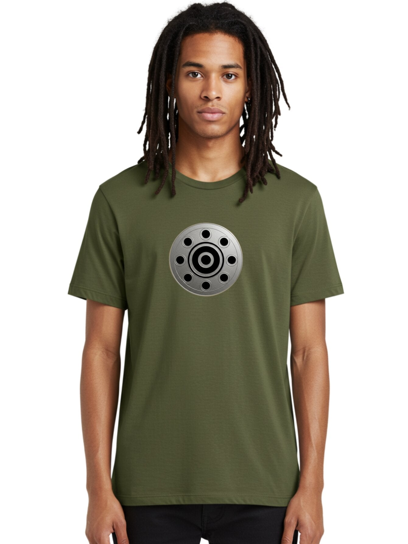 Flange-Bearing Men'S Graphic Tee, 100% Cotton, Comfortable Casual Summer Wear, Machine Washable, Vintage Camera, Old Camera, Antique Camera, Black Camera, Classic Photography, Photography Equipment, Nostalgic Device, Film Camera, Camera Art Bao415 19