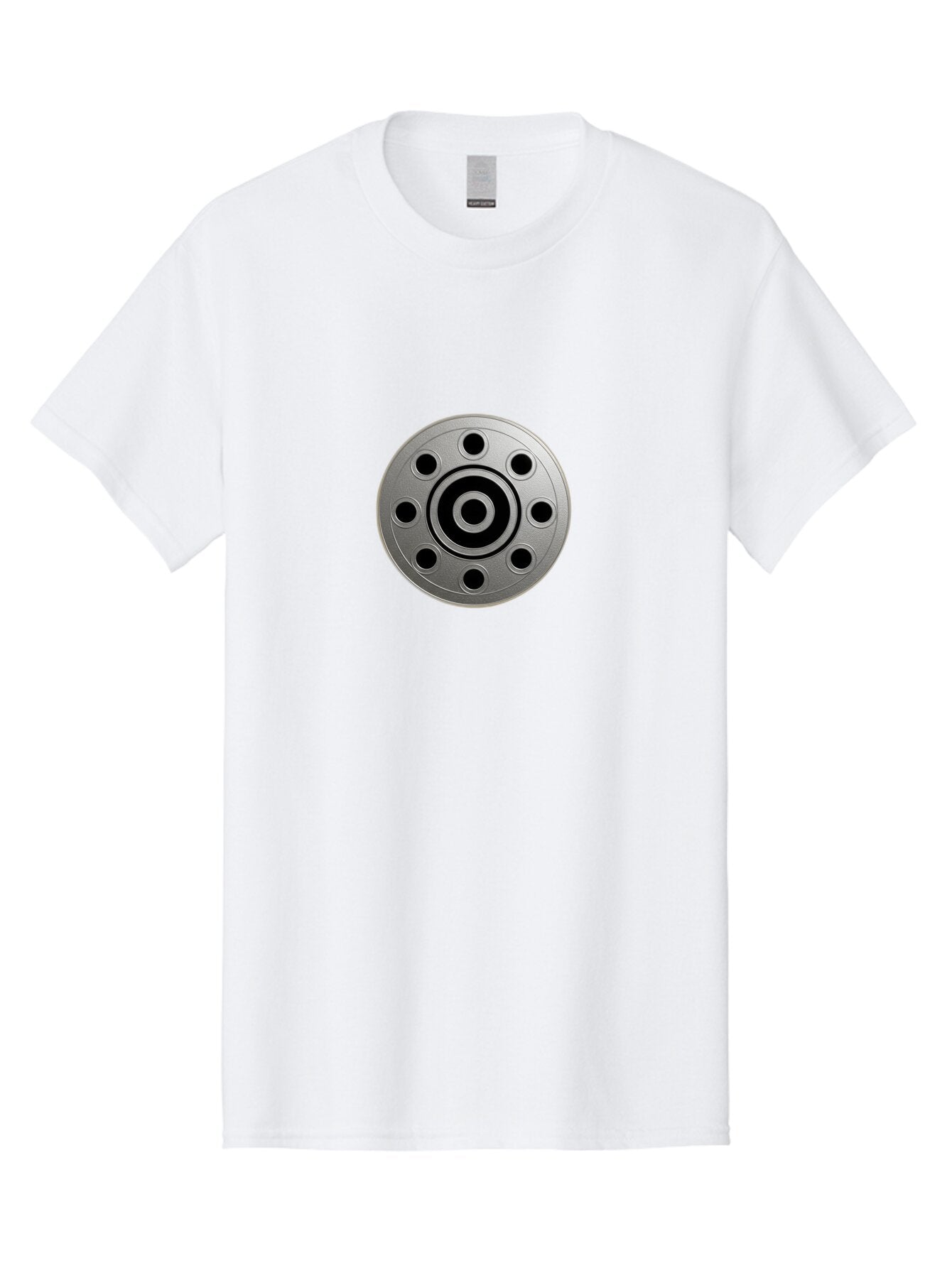 Flange-Bearing Men'S Graphic Tee, 100% Cotton, Comfortable Casual Summer Wear, Machine Washable, Vintage Camera, Old Camera, Antique Camera, Black Camera, Classic Photography, Photography Equipment, Nostalgic Device, Film Camera, Camera Art Bao415