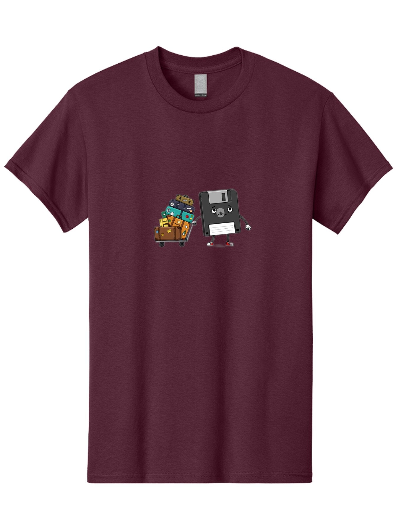 Floppy-Disk-1 Men'S Graphic Tee, 100% Cotton, Comfortable Casual Summer Wear, Machine Washable, Vintage Camera, Old Camera, Antique Camera, Black Camera, Classic Photography, Photography Equipment, Nostalgic Device, Film Camera, Camera Art Bao416 13