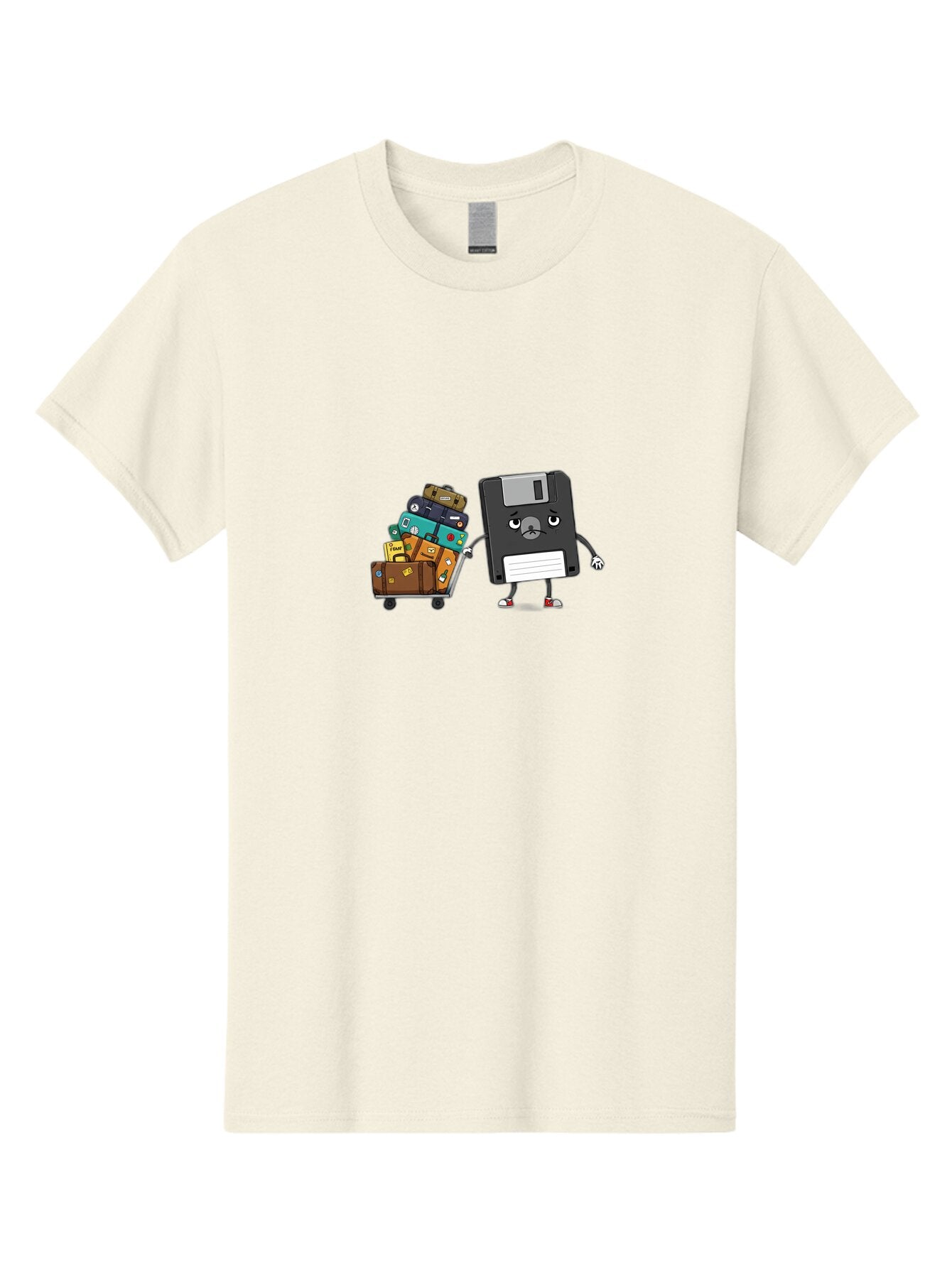 Floppy-Disk-1 Men'S Graphic Tee, 100% Cotton, Comfortable Casual Summer Wear, Machine Washable, Vintage Camera, Old Camera, Antique Camera, Black Camera, Classic Photography, Photography Equipment, Nostalgic Device, Film Camera, Camera Art Bao416 10