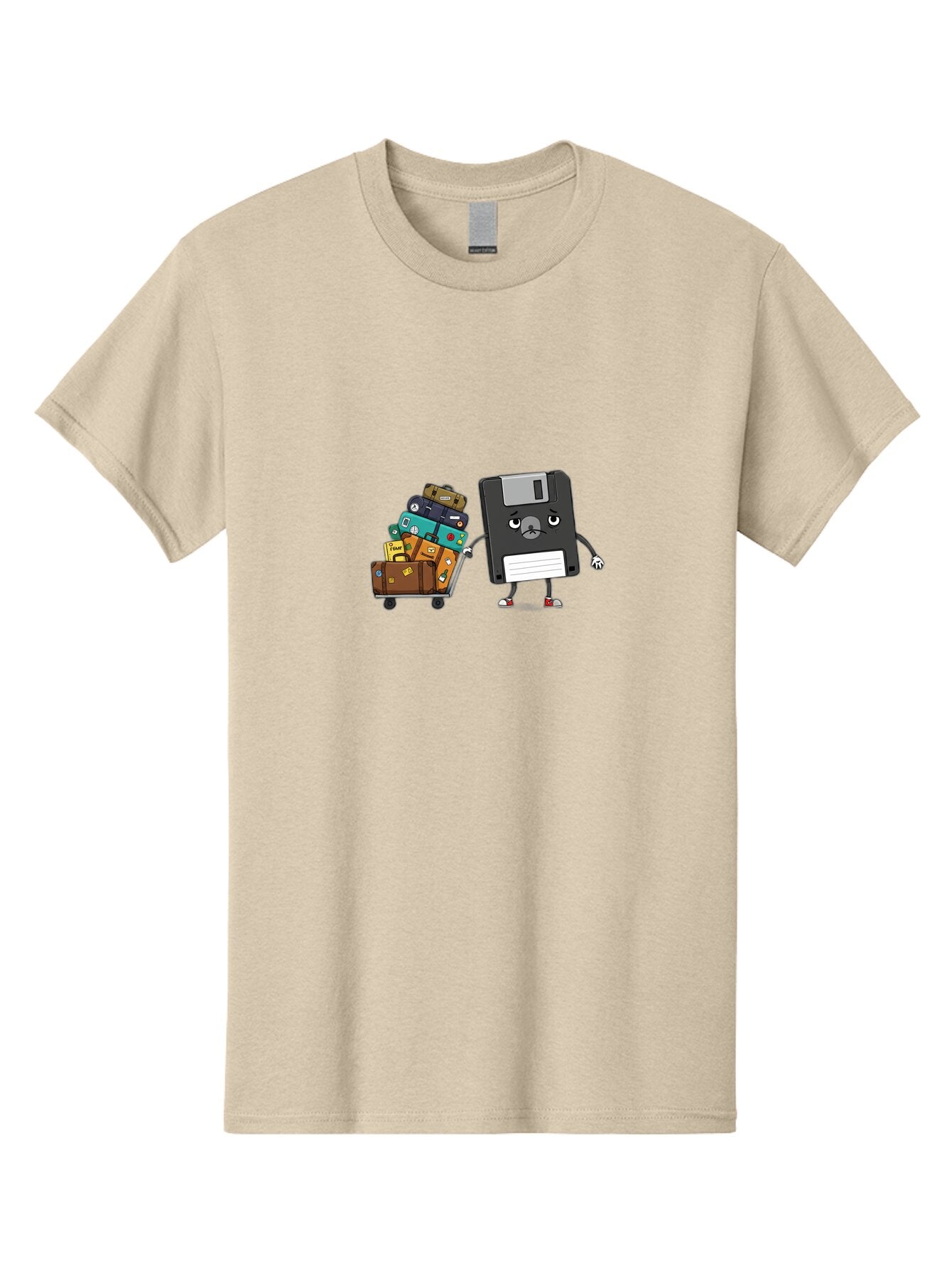 Floppy-Disk-1 Men'S Graphic Tee, 100% Cotton, Comfortable Casual Summer Wear, Machine Washable, Vintage Camera, Old Camera, Antique Camera, Black Camera, Classic Photography, Photography Equipment, Nostalgic Device, Film Camera, Camera Art Bao416 9