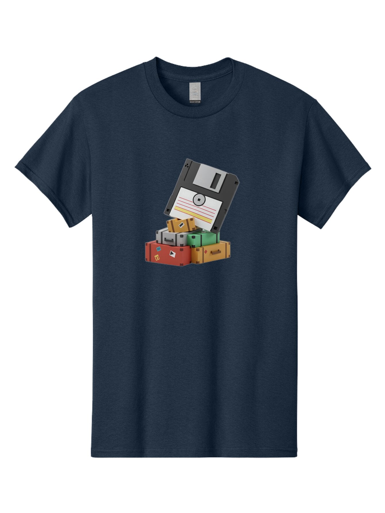 Floppy-Disk-2 Men'S Graphic Tee, 100% Cotton, Comfortable Casual Summer Wear, Machine Washable, Vintage Camera, Old Camera, Antique Camera, Black Camera, Classic Photography, Photography Equipment, Nostalgic Device, Film Camera, Camera Art Bao417 11