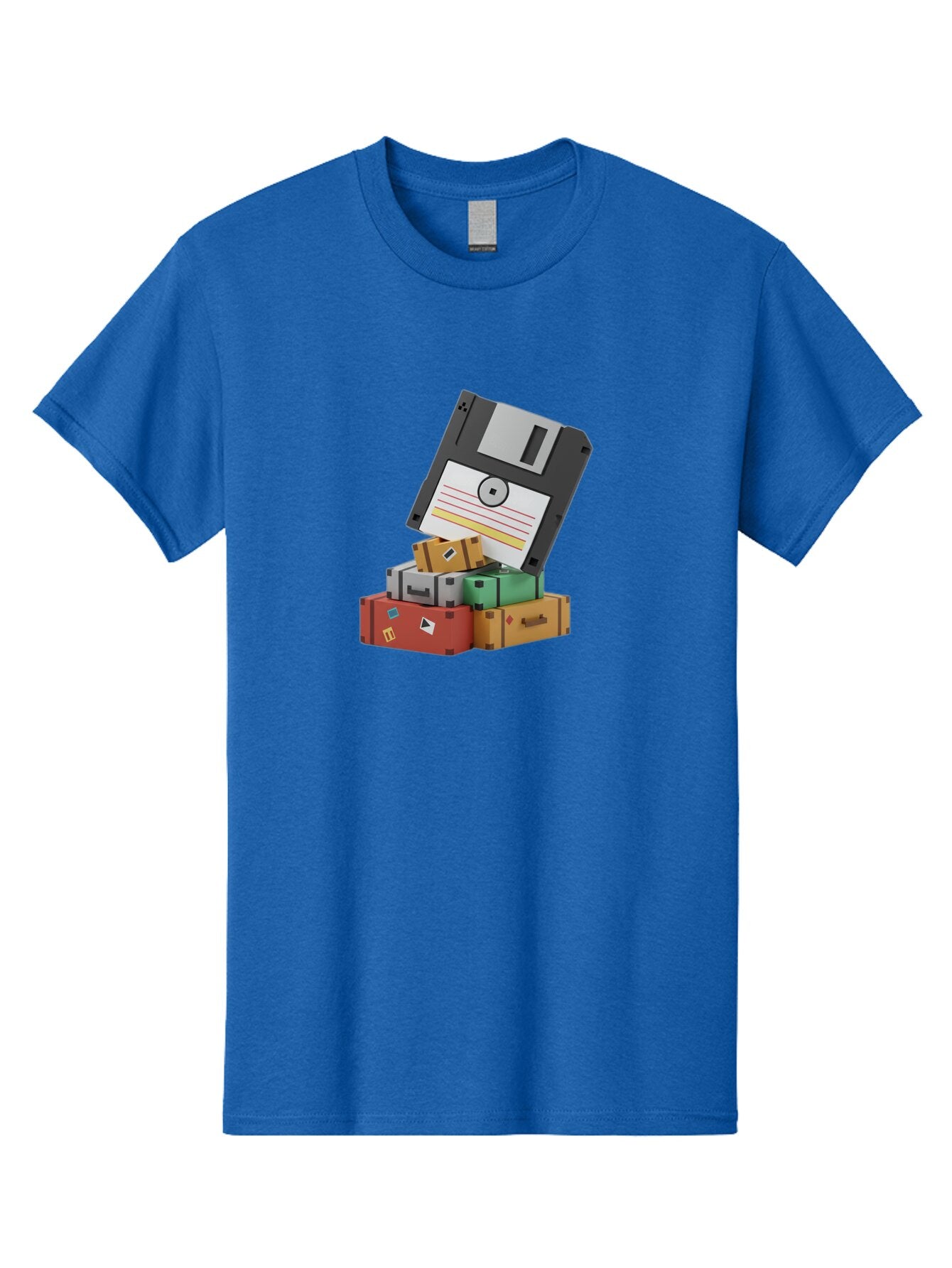 Floppy-Disk-2 Men'S Graphic Tee, 100% Cotton, Comfortable Casual Summer Wear, Machine Washable, Vintage Camera, Old Camera, Antique Camera, Black Camera, Classic Photography, Photography Equipment, Nostalgic Device, Film Camera, Camera Art Bao417 10