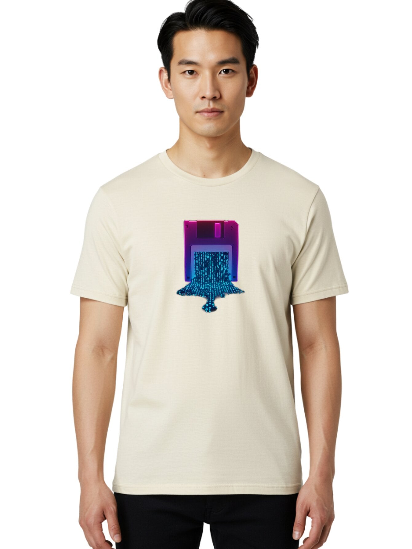 Floppy-Disk-3 Men'S Graphic Tee, 100% Cotton, Comfortable Casual Summer Wear, Machine Washable, Vintage Camera, Old Camera, Antique Camera, Black Camera, Classic Photography, Photography Equipment, Nostalgic Device, Film Camera, Camera Art Bao418 25