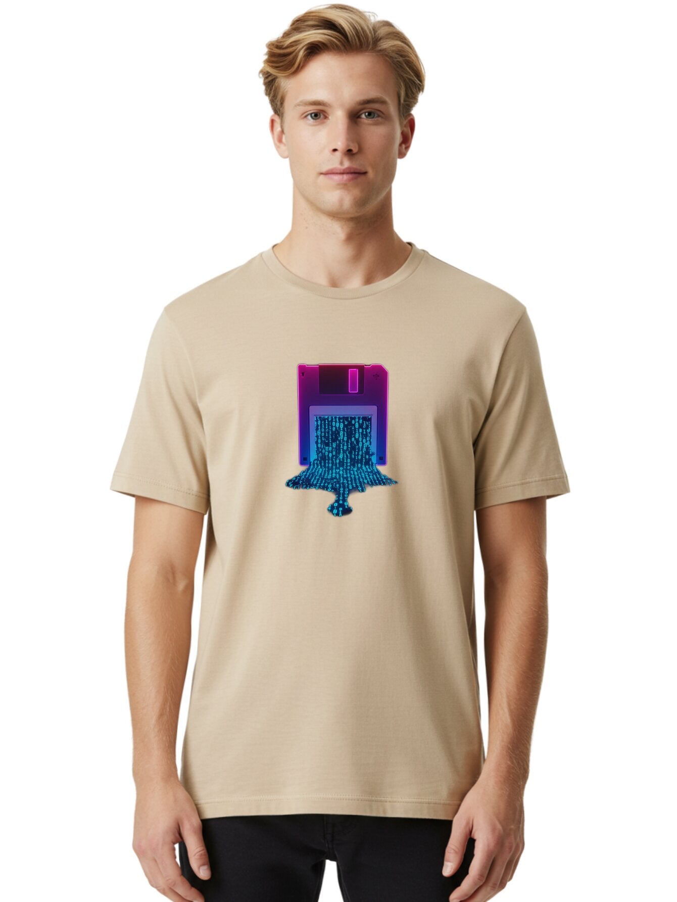 Floppy-Disk-3 Men'S Graphic Tee, 100% Cotton, Comfortable Casual Summer Wear, Machine Washable, Vintage Camera, Old Camera, Antique Camera, Black Camera, Classic Photography, Photography Equipment, Nostalgic Device, Film Camera, Camera Art Bao418 22