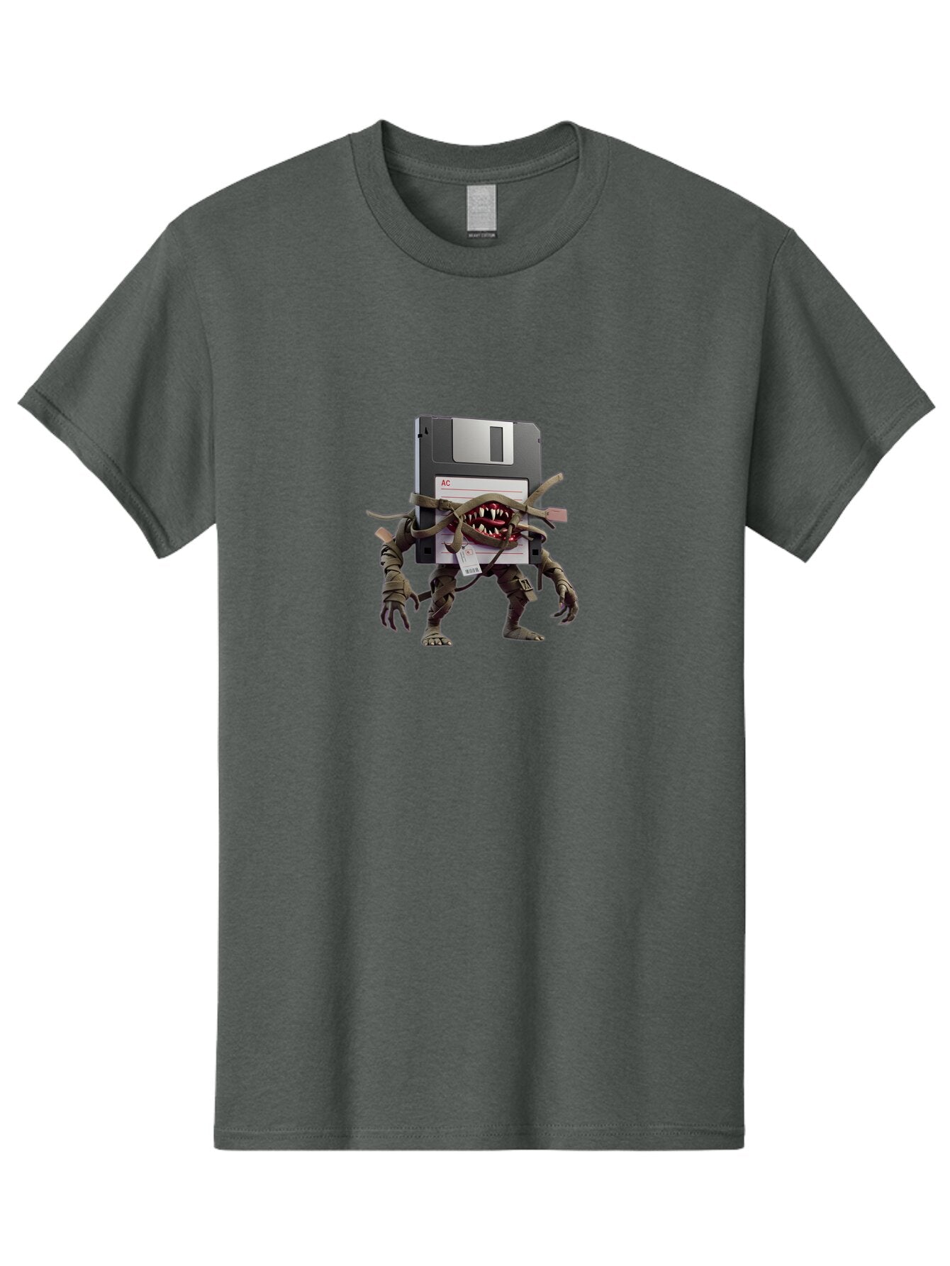 Floppy-Disk-Monster Men'S Graphic Tee, 100% Cotton, Comfortable Casual Summer Wear, Machine Washable, Vintage Camera, Old Camera, Antique Camera, Black Camera, Classic Photography, Photography Equipment, Nostalgic Device, Film Camera, Bao423 4