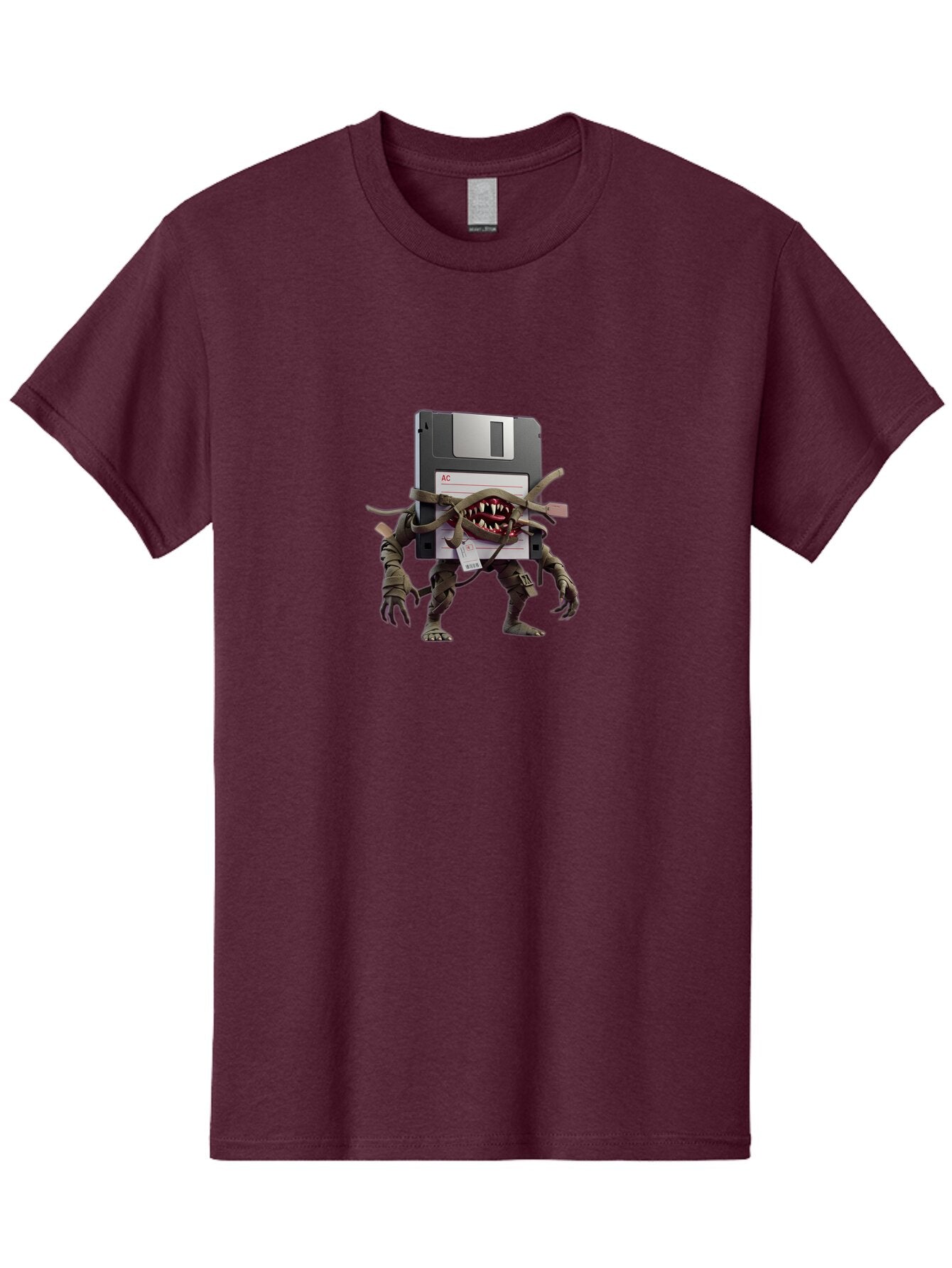Floppy-Disk-Monster Men'S Graphic Tee, 100% Cotton, Comfortable Casual Summer Wear, Machine Washable, Vintage Camera, Old Camera, Antique Camera, Black Camera, Classic Photography, Photography Equipment, Nostalgic Device, Film Camera, Bao423 15