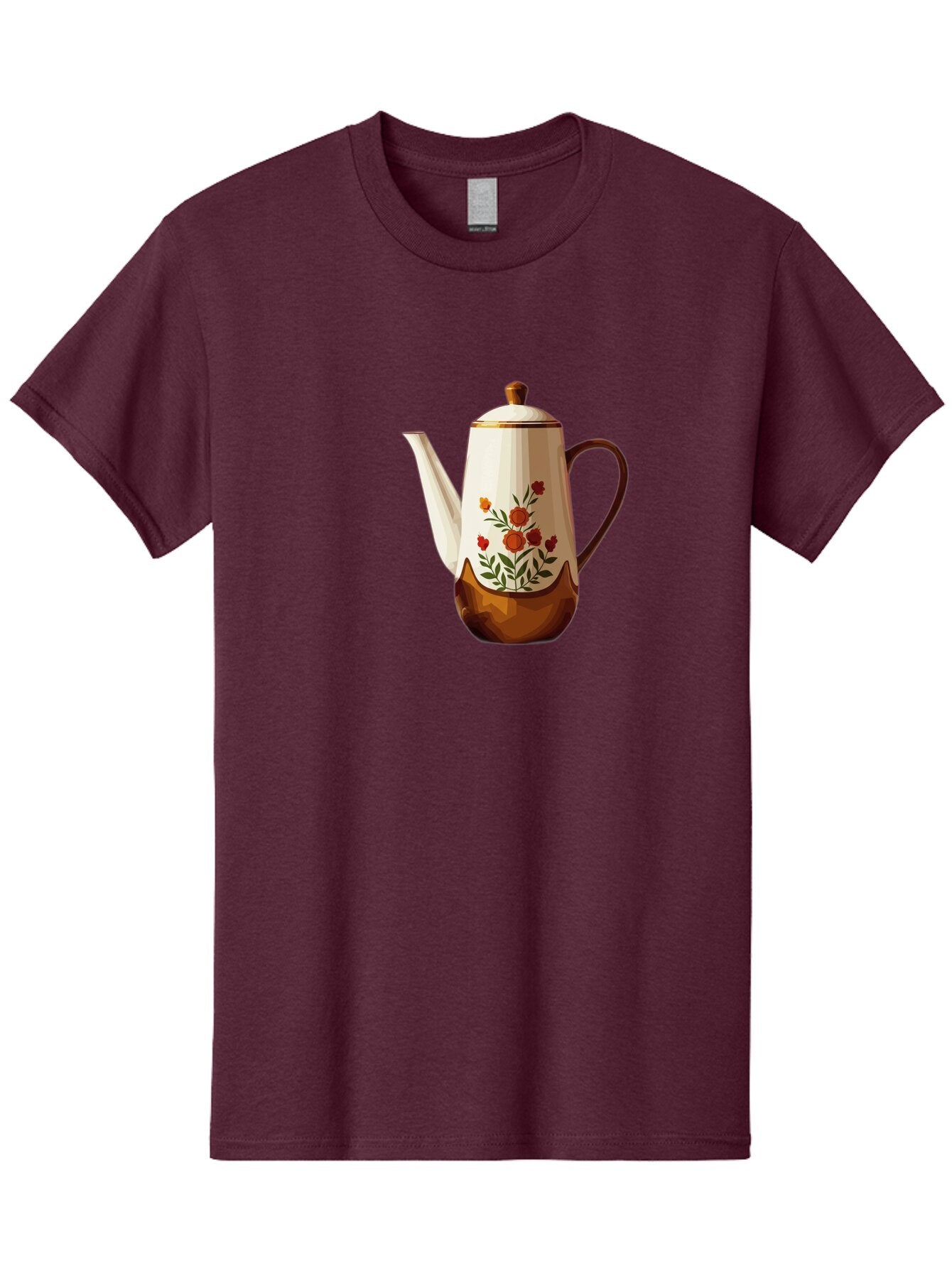 Floral-Coffee-Pot Men'S Graphic Tee, 100% Cotton, Comfortable Casual Summer Wear, Machine Washable, Vintage Camera, Old Camera, Antique Camera, Black Camera, Classic Photography, Photography Equipment, Nostalgic Device, Film Camera, Camera Art Bao428 13