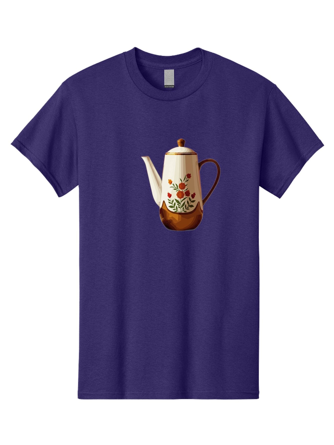 Floral-Coffee-Pot Men'S Graphic Tee, 100% Cotton, Comfortable Casual Summer Wear, Machine Washable, Vintage Camera, Old Camera, Antique Camera, Black Camera, Classic Photography, Photography Equipment, Nostalgic Device, Film Camera, Camera Art Bao428 7
