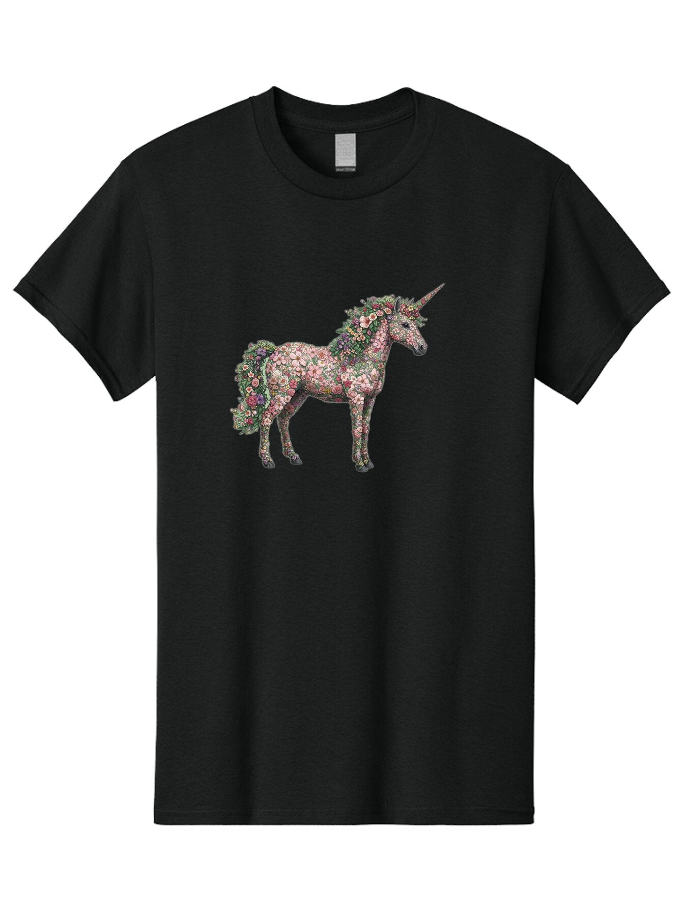 Floral-Unicorn Men'S Graphic Tee, 100% Cotton, Comfortable Casual Summer Wear, Machine Washable, Vintage Camera, Old Camera, Antique Camera, Black Camera, Classic Photography, Photography Equipment, Nostalgic Device, Film Camera, Camera Art Bao429 3
