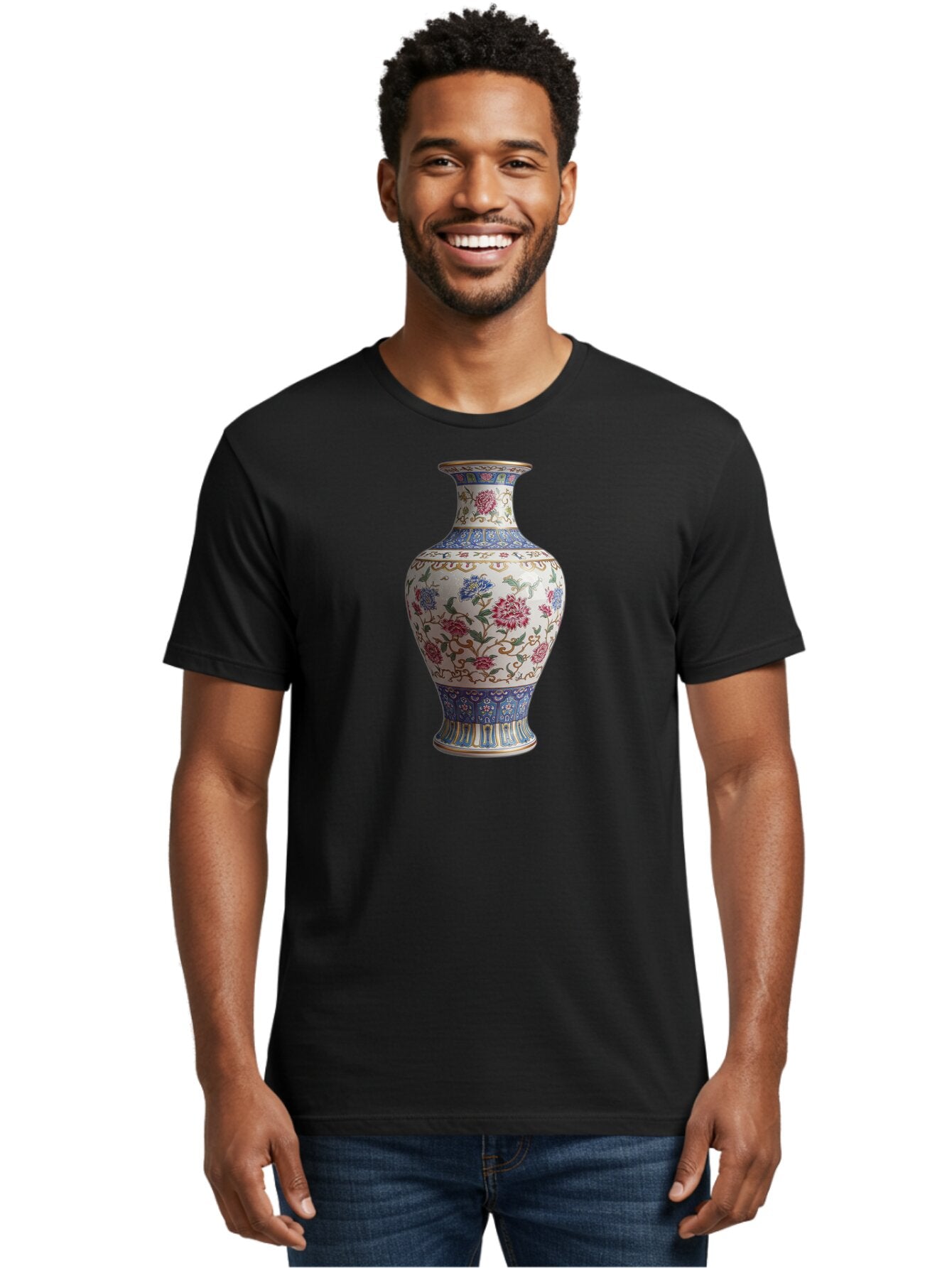 Floral-Vase Men'S Graphic Tee, 100% Cotton, Comfortable Casual Summer Wear, Machine Washable, Vintage Camera, Old Camera, Antique Camera, Black Camera, Classic Photography, Photography Equipment, Nostalgic Device, Film Camera, Camera Art Bao430 29