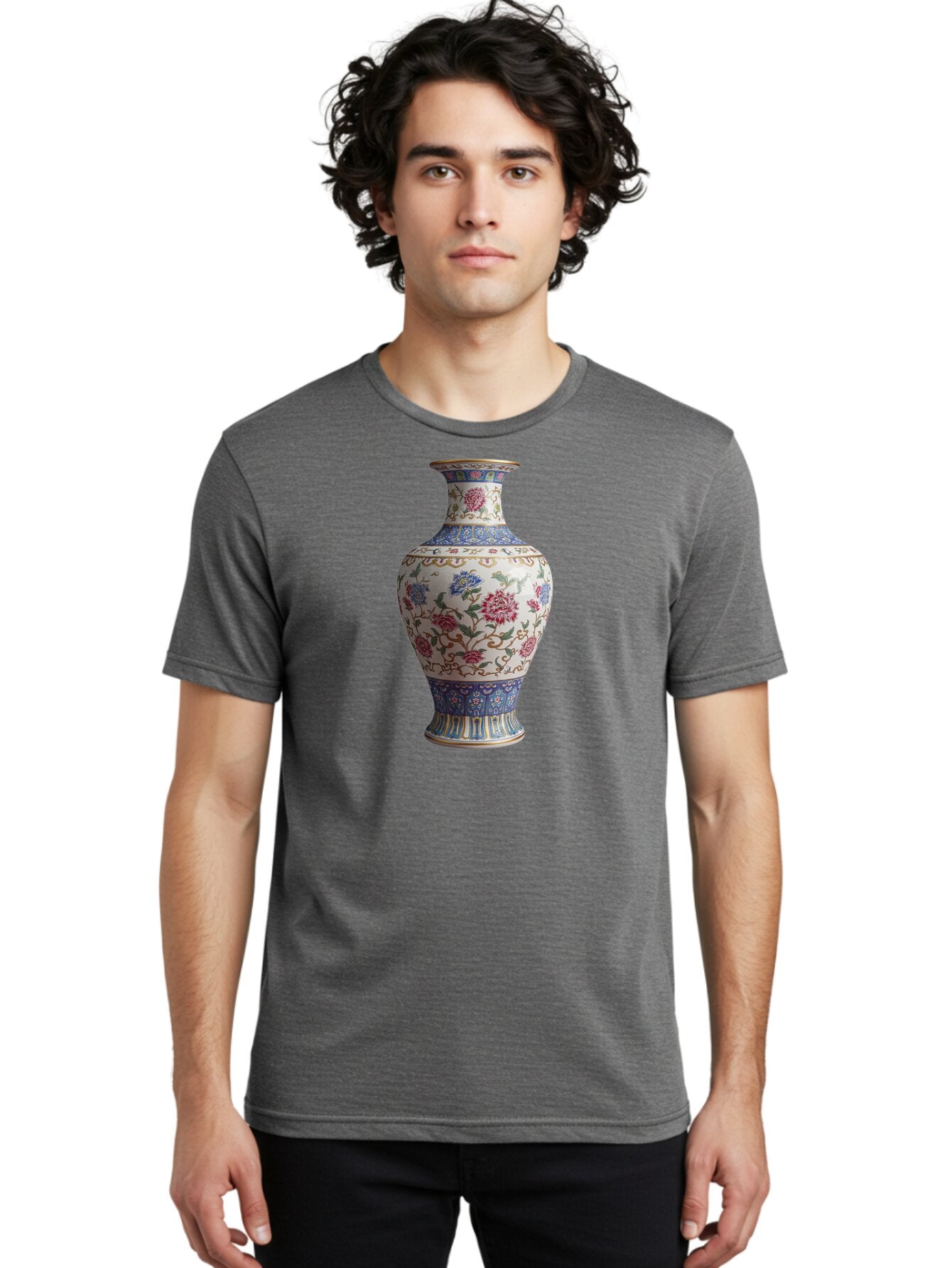Floral-Vase Men'S Graphic Tee, 100% Cotton, Comfortable Casual Summer Wear, Machine Washable, Vintage Camera, Old Camera, Antique Camera, Black Camera, Classic Photography, Photography Equipment, Nostalgic Device, Film Camera, Camera Art Bao430 17