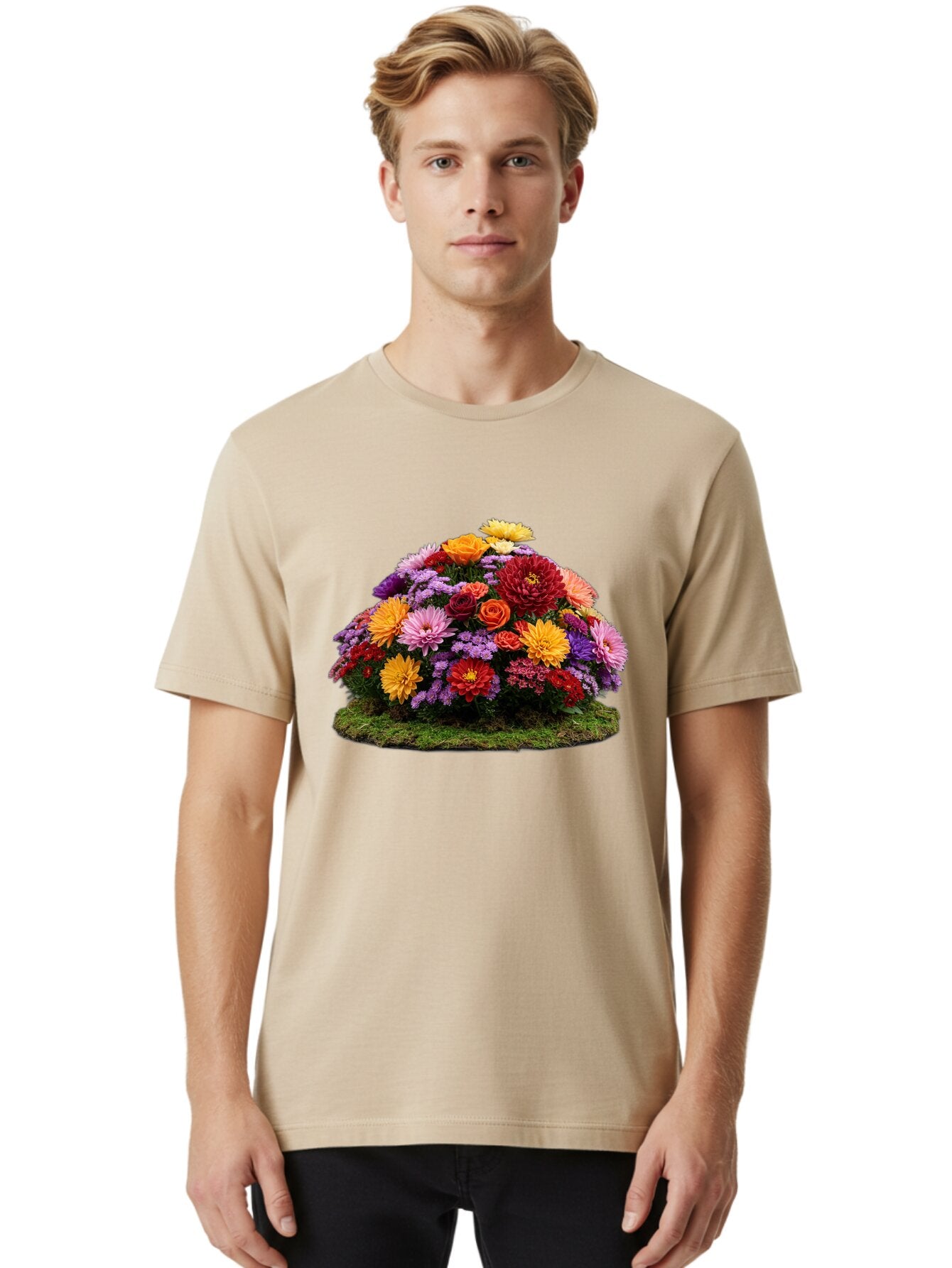 Flower-Arrangement Men'S Graphic Tee, 100% Cotton, Comfortable Casual Summer Wear, Machine Washable, Vintage Camera, Old Camera, Antique Camera, Black Camera, Classic Photography, Photography Equipment, Nostalgic Device, Film Camera, Bao431 29