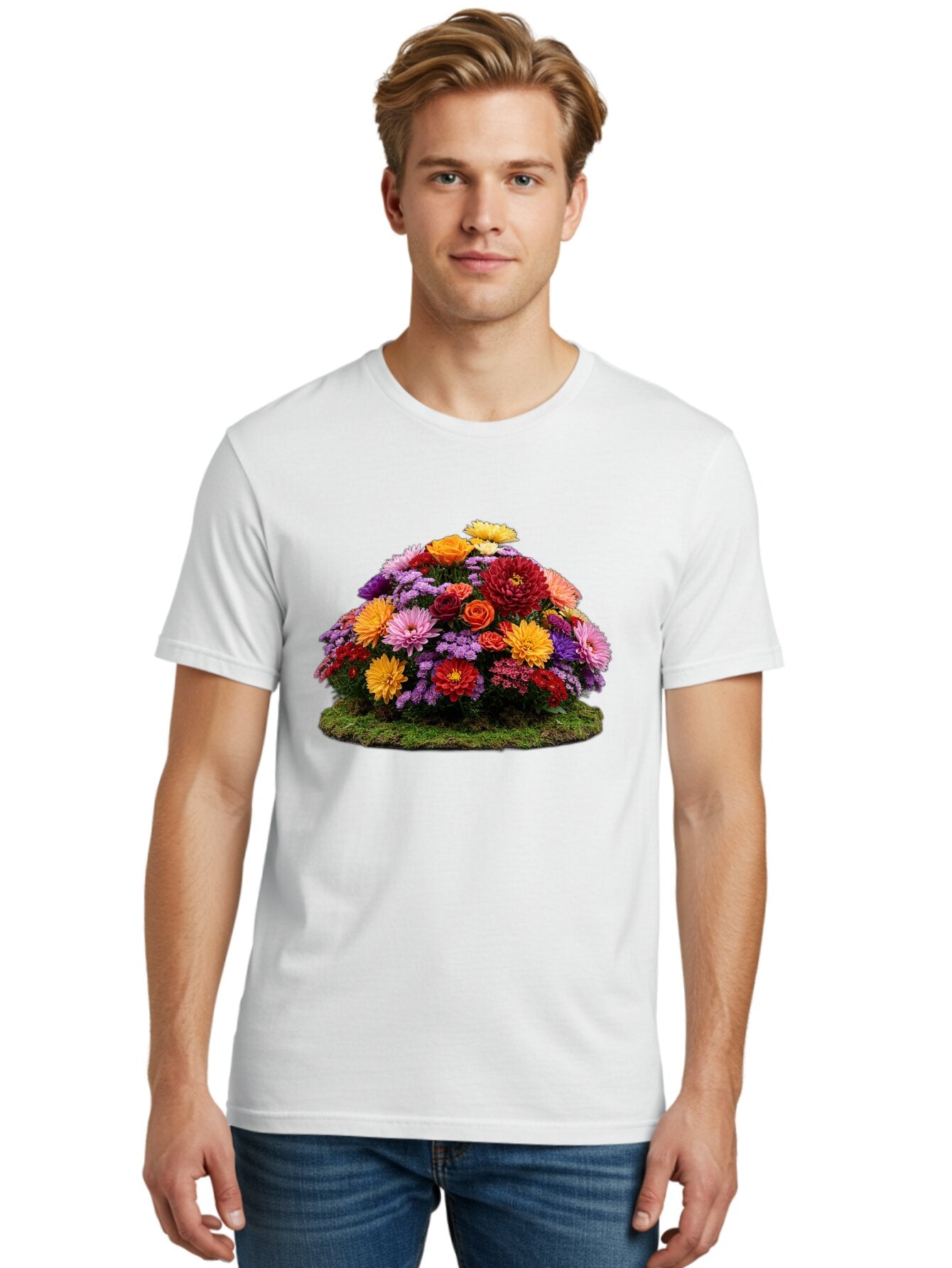 Flower-Arrangement Men'S Graphic Tee, 100% Cotton, Comfortable Casual Summer Wear, Machine Washable, Vintage Camera, Old Camera, Antique Camera, Black Camera, Classic Photography, Photography Equipment, Nostalgic Device, Film Camera, Bao431 28