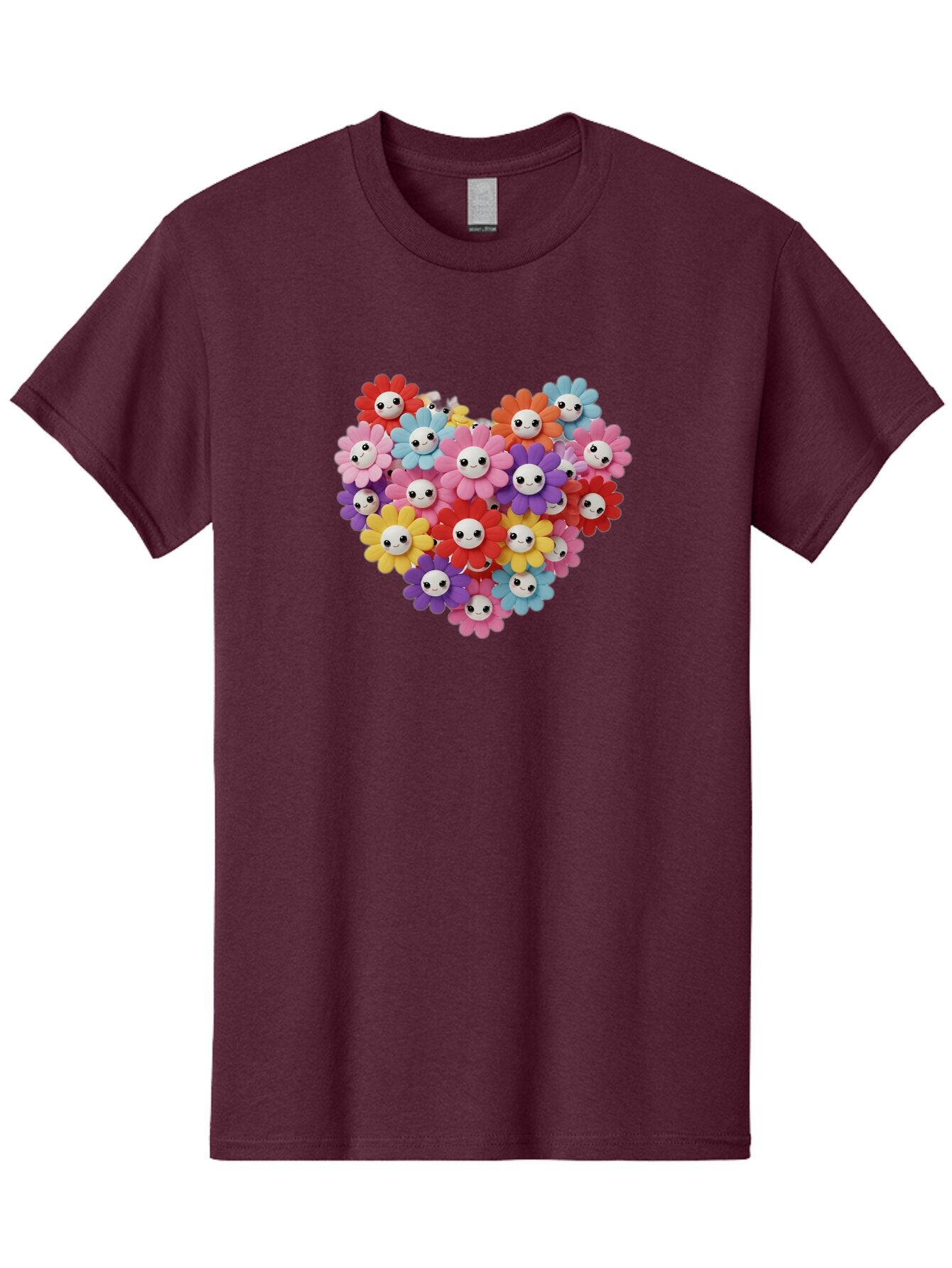 Flower-Faces-Heart Men'S Graphic Tee, 100% Cotton, Comfortable Casual Summer Wear, Machine Washable, Vintage Camera, Old Camera, Antique Camera, Black Camera, Classic Photography, Photography Equipment, Nostalgic Device, Film Camera, Bao432 14
