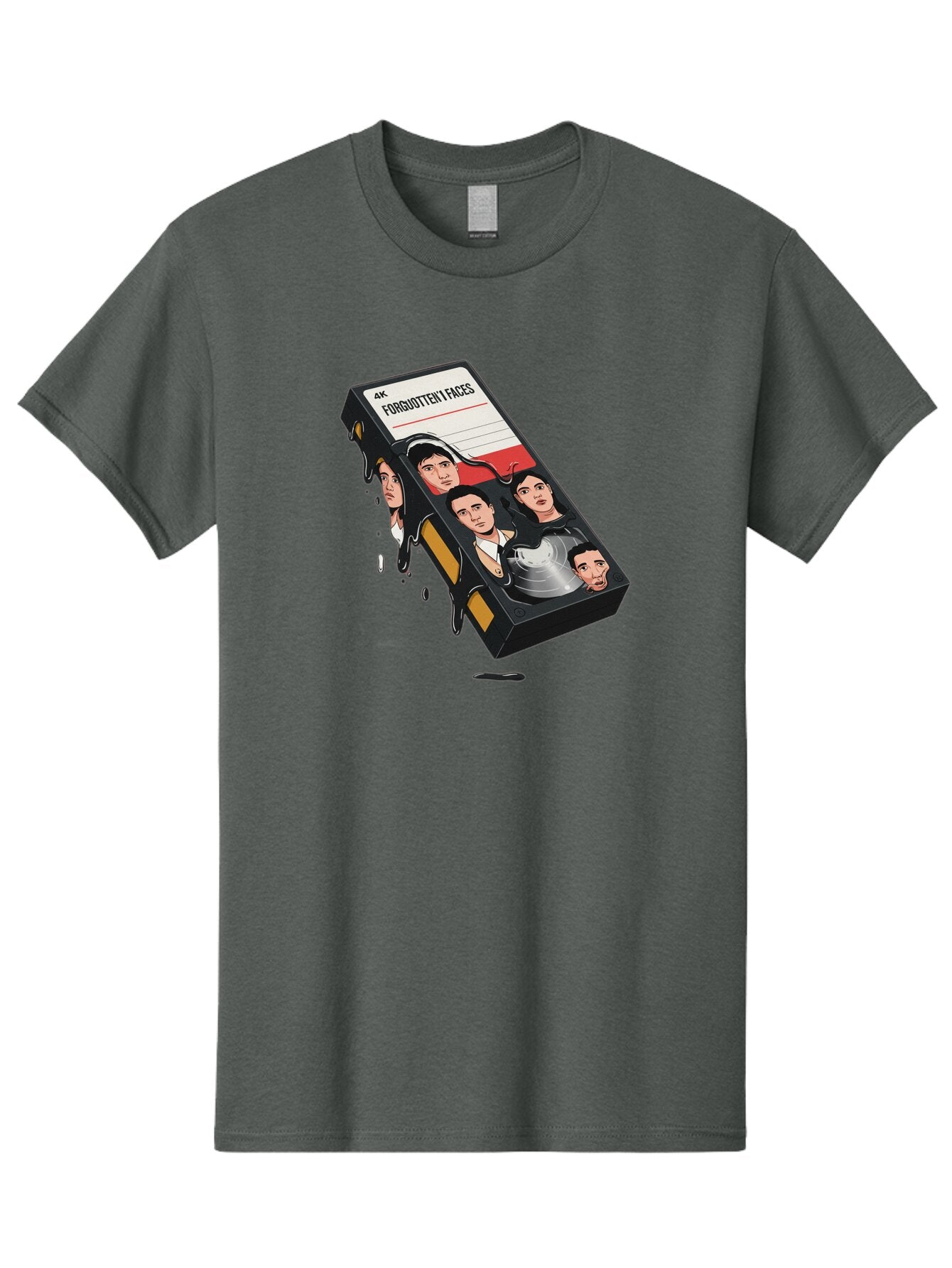 Forgotten-Faces Men'S Graphic Tee, 100% Cotton, Comfortable Casual Summer Wear, Machine Washable, Vintage Camera, Old Camera, Antique Camera, Black Camera, Classic Photography, Photography Equipment, Nostalgic Device, Film Camera, Camera Art Bao436