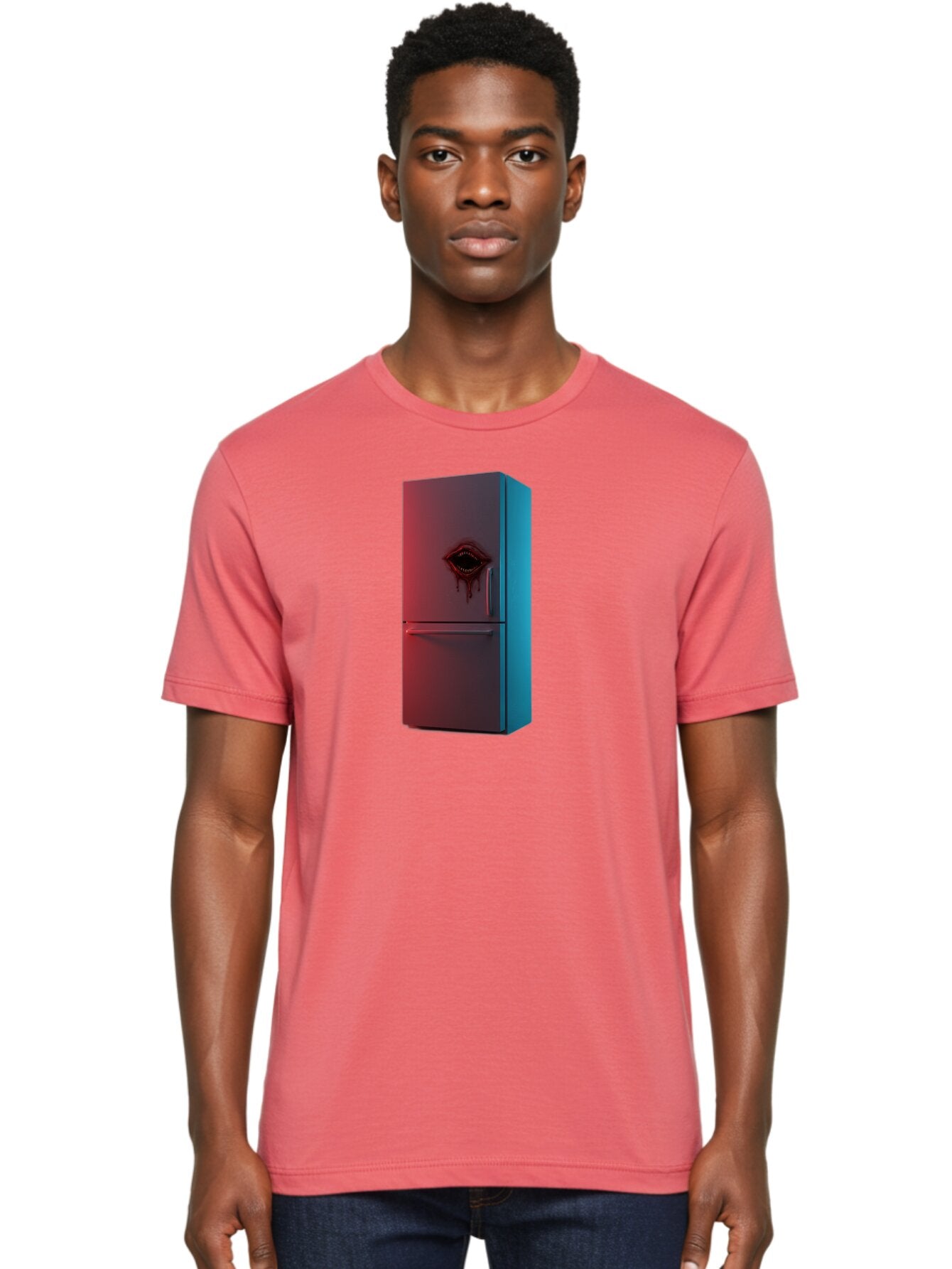 Fridge-With-Mouth Men'S Graphic Tee, 100% Cotton, Comfortable Casual Summer Wear, Machine Washable, Vintage Camera, Old Camera, Antique Camera, Black Camera, Classic Photography, Photography Equipment, Nostalgic Device, Film Camera, Camera Art Bao437 23