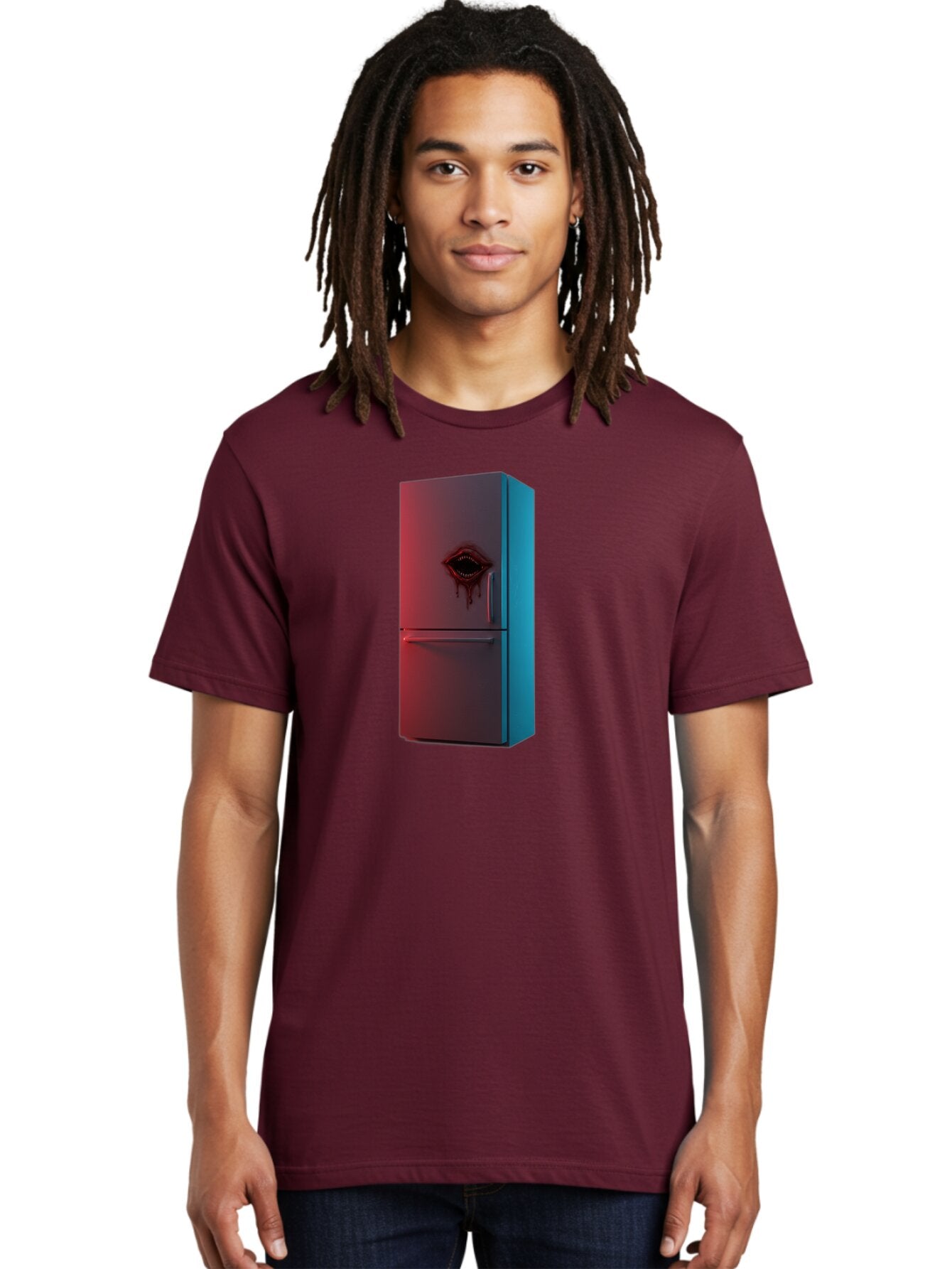 Fridge-With-Mouth Men'S Graphic Tee, 100% Cotton, Comfortable Casual Summer Wear, Machine Washable, Vintage Camera, Old Camera, Antique Camera, Black Camera, Classic Photography, Photography Equipment, Nostalgic Device, Film Camera, Camera Art Bao437 16